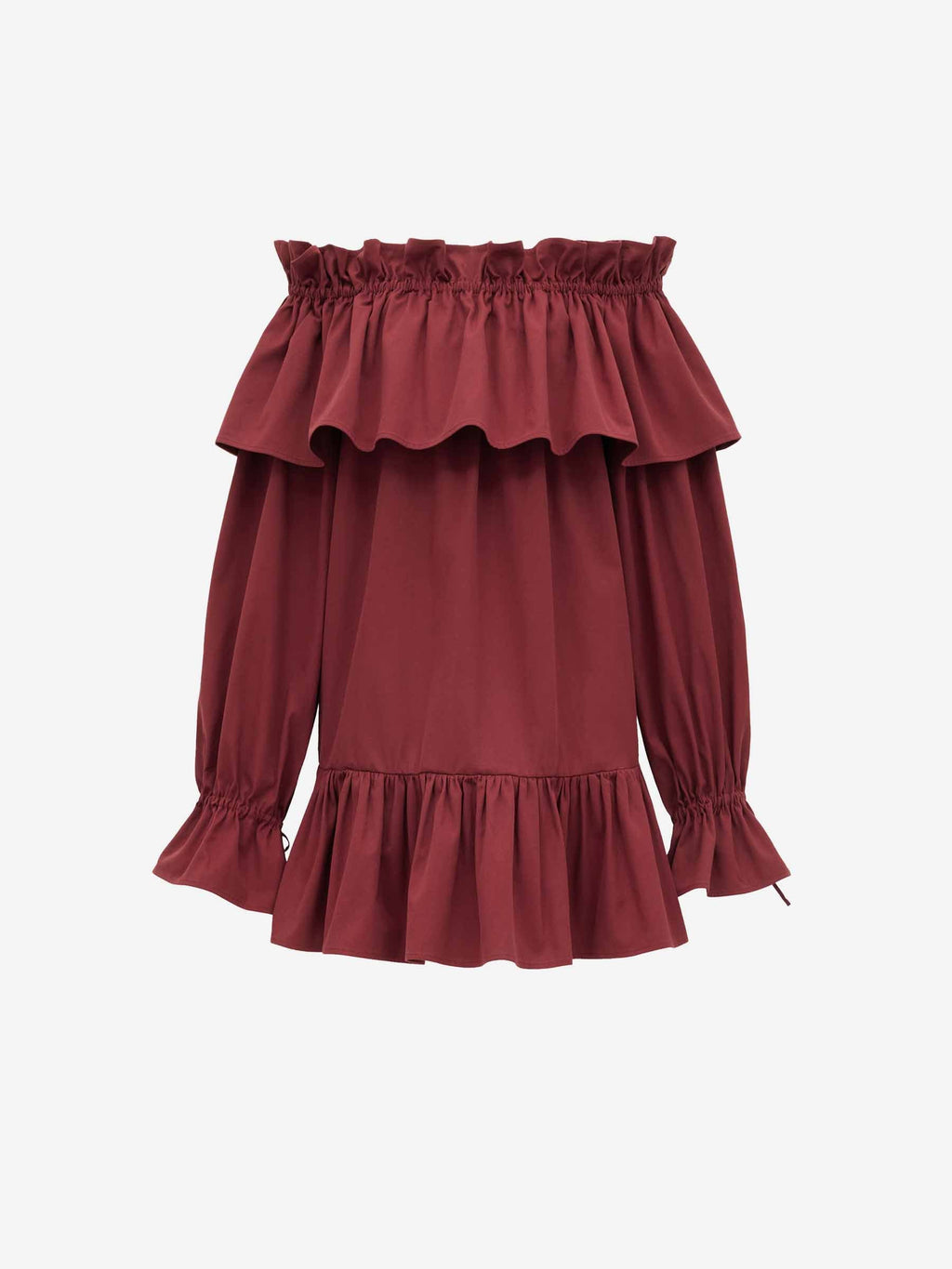 Оригінальна Mini Ruffle Dress Saint laurent – боковий вид