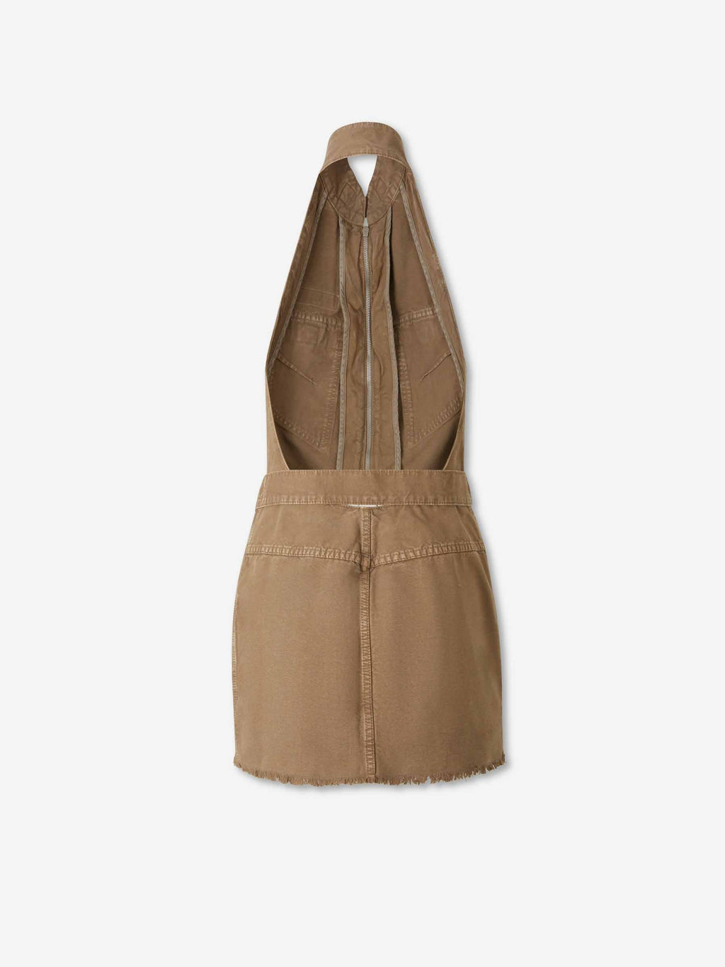 Mini Zipper Dress Off-white оригінал – Купити в Україні – вид ззаду