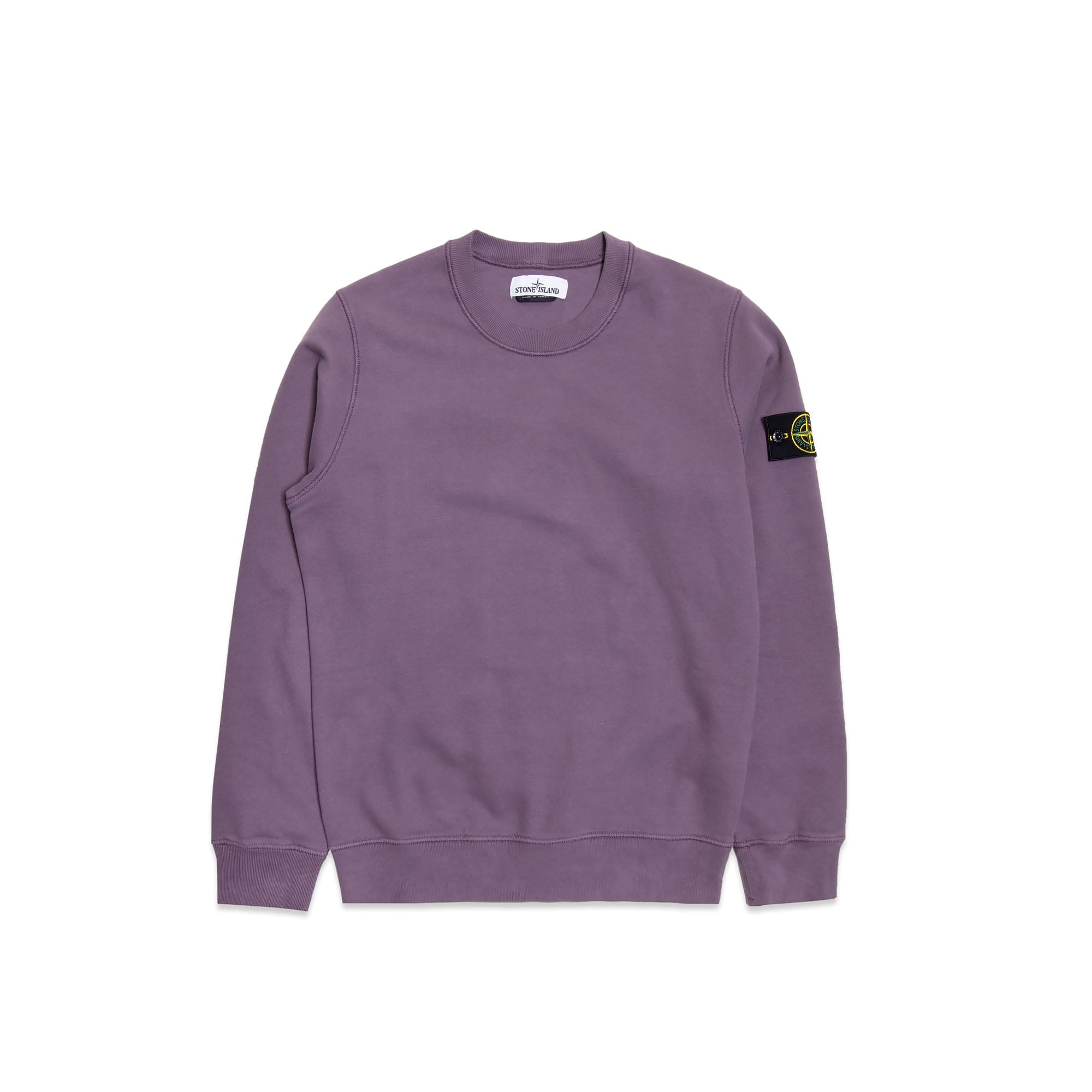 Mens Garment Dyed Sweatshirt Stone island оригінал – Купити в Україні – боковий вид