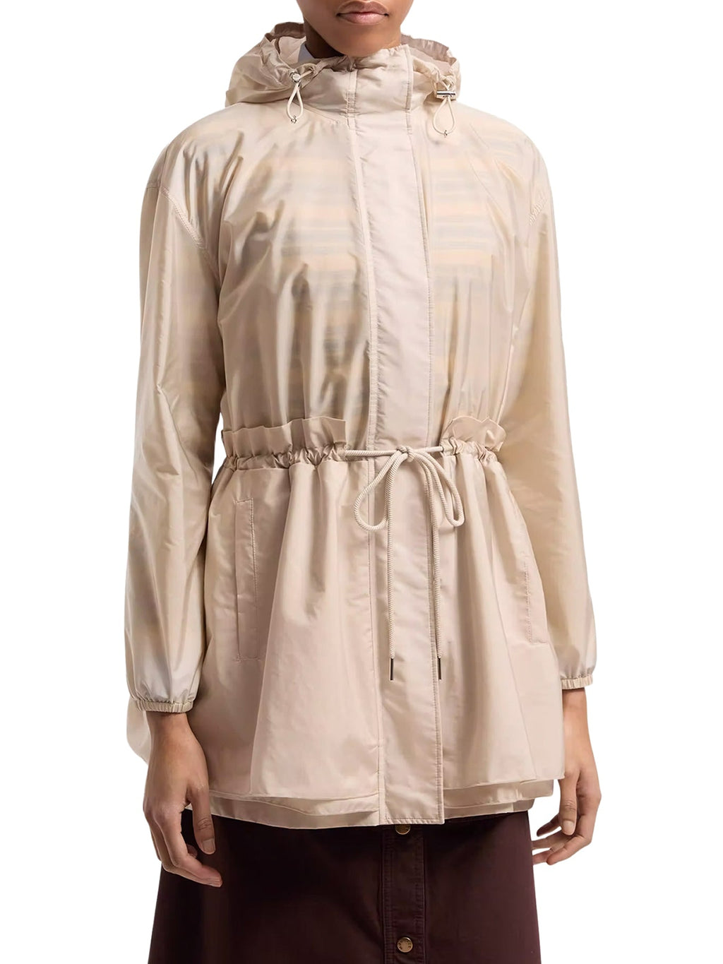 MIDI Weteau Jacket With Hood And Ruffles Moncler оригінал – Купити в Україні – детальний вид