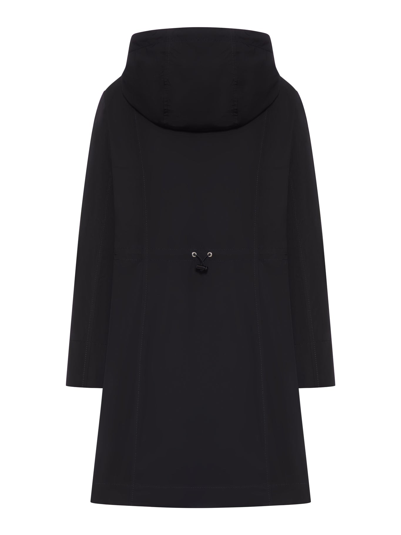 Оригінальна Long Parka With Hood In Technical Fabric Moncler – вид ззаду