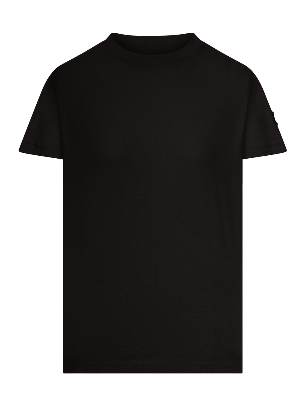 Cotton T-Shirt With Embroidered Logo Moncler – Гарантія оригінальності – боковий вид
