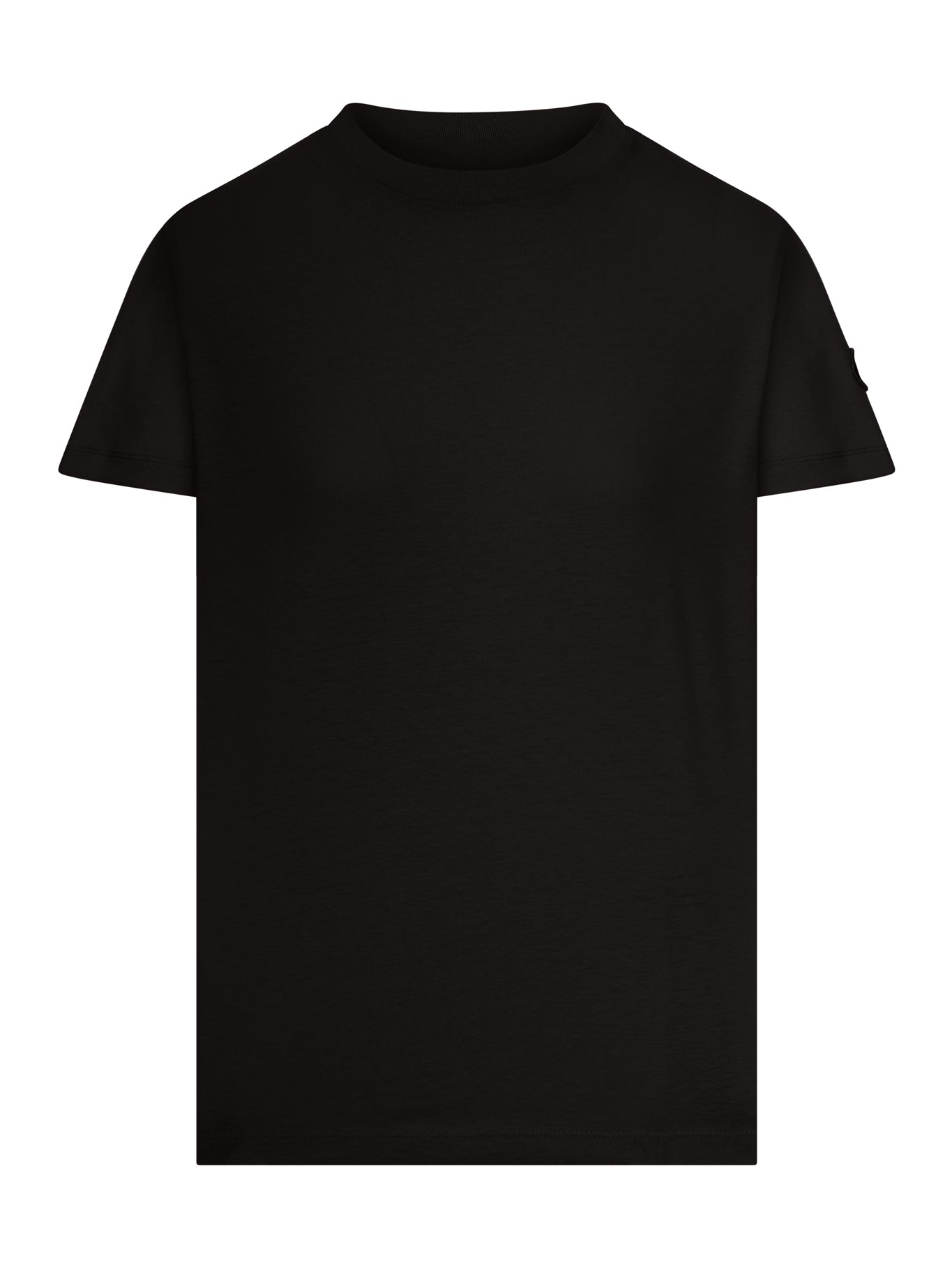 Cotton T-Shirt With Embroidered Logo Moncler – Гарантія оригінальності – боковий вид