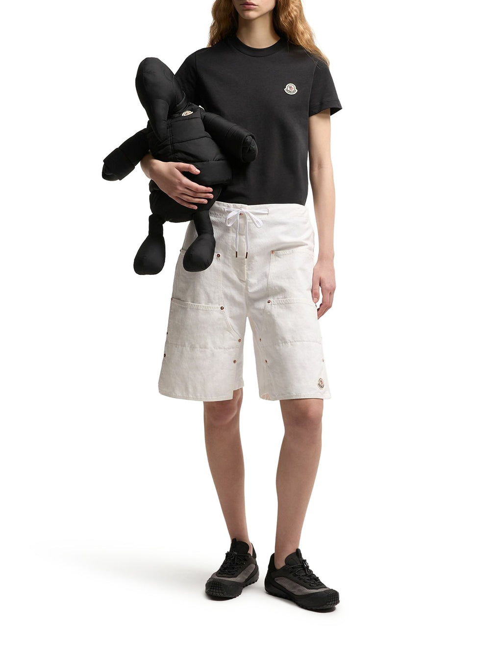 Set Of Three Cotton T-Shirts With Logo Patch Moncler – Гарантія оригінальності – вид ззаду