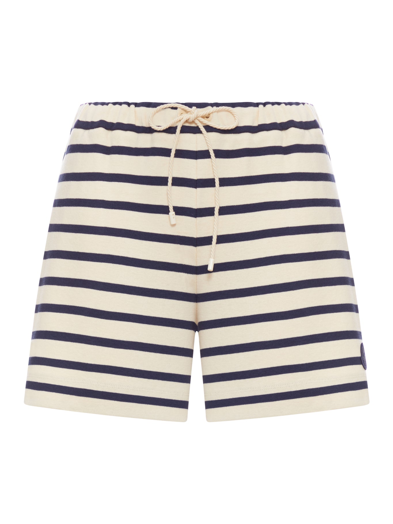 Striped Shorts With Drawstring And Logo Moncler оригінал – Купити в Україні – боковий вид