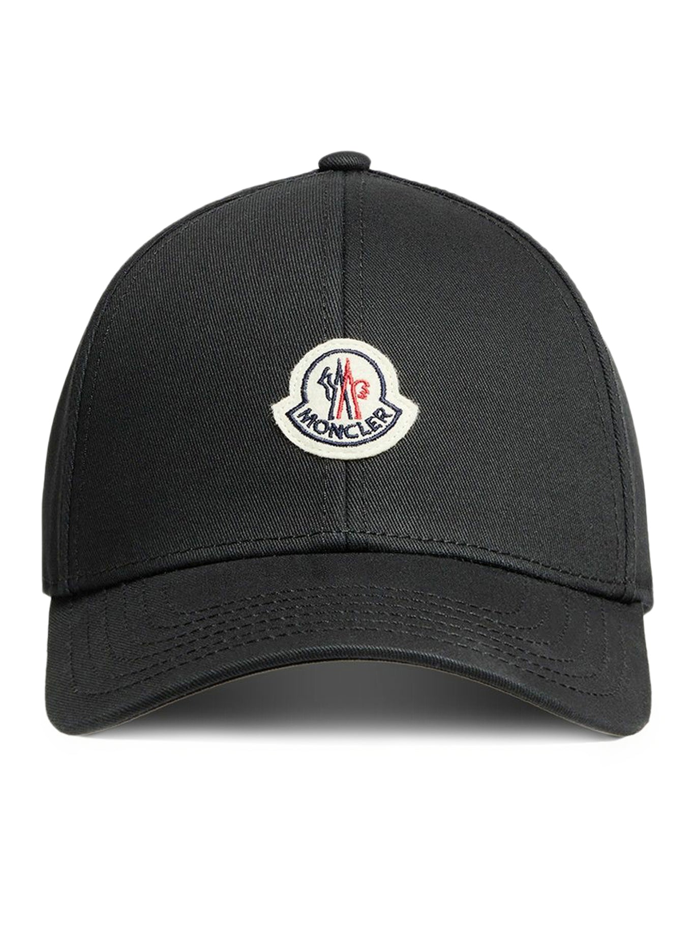 Cotton Gabardine Baseball Cap Moncler – Гарантія оригінальності – боковий вид - MONCLER