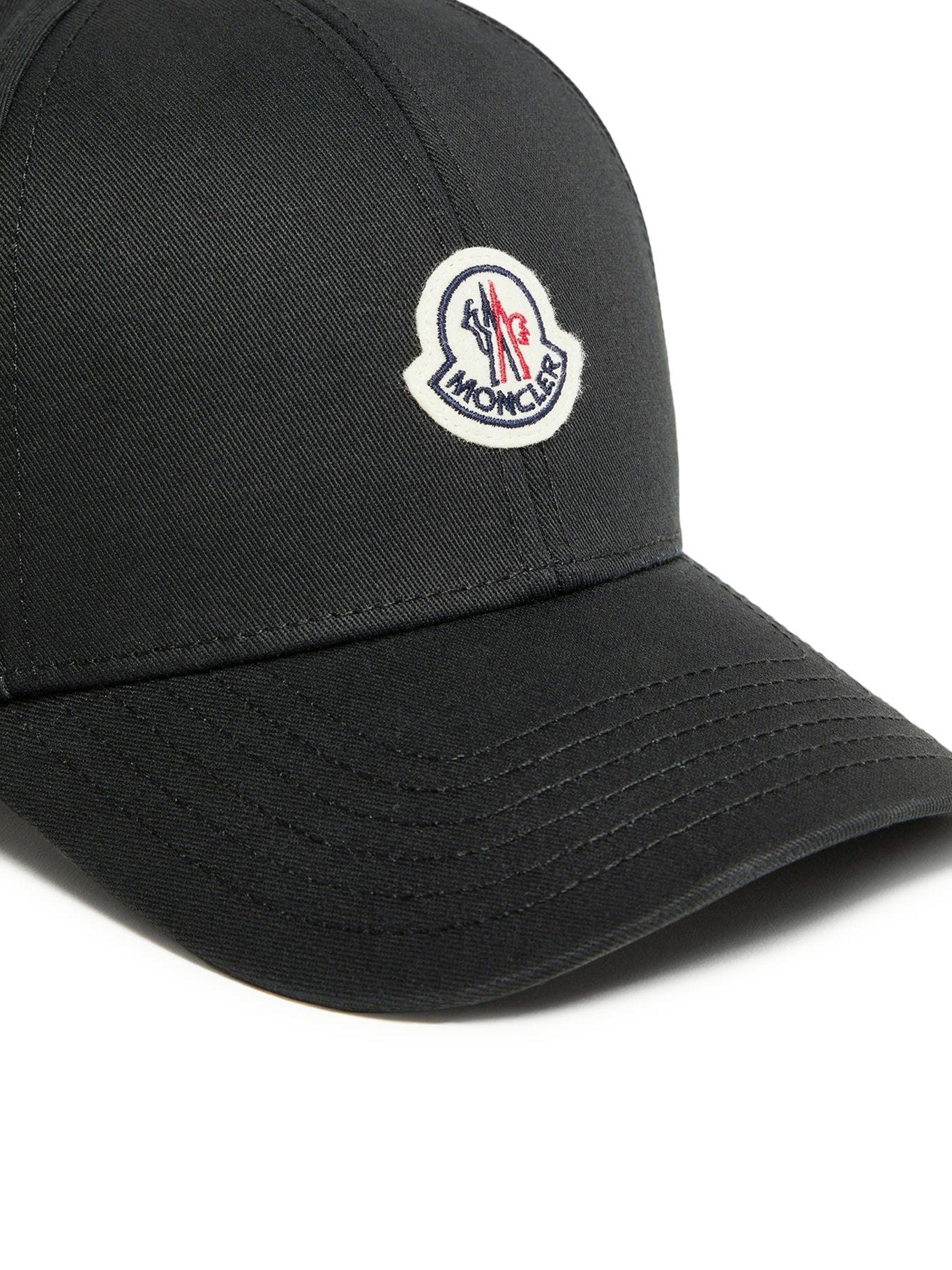 Cotton Gabardine Baseball Cap Moncler – Гарантія оригінальності – детальний вид - MONCLER