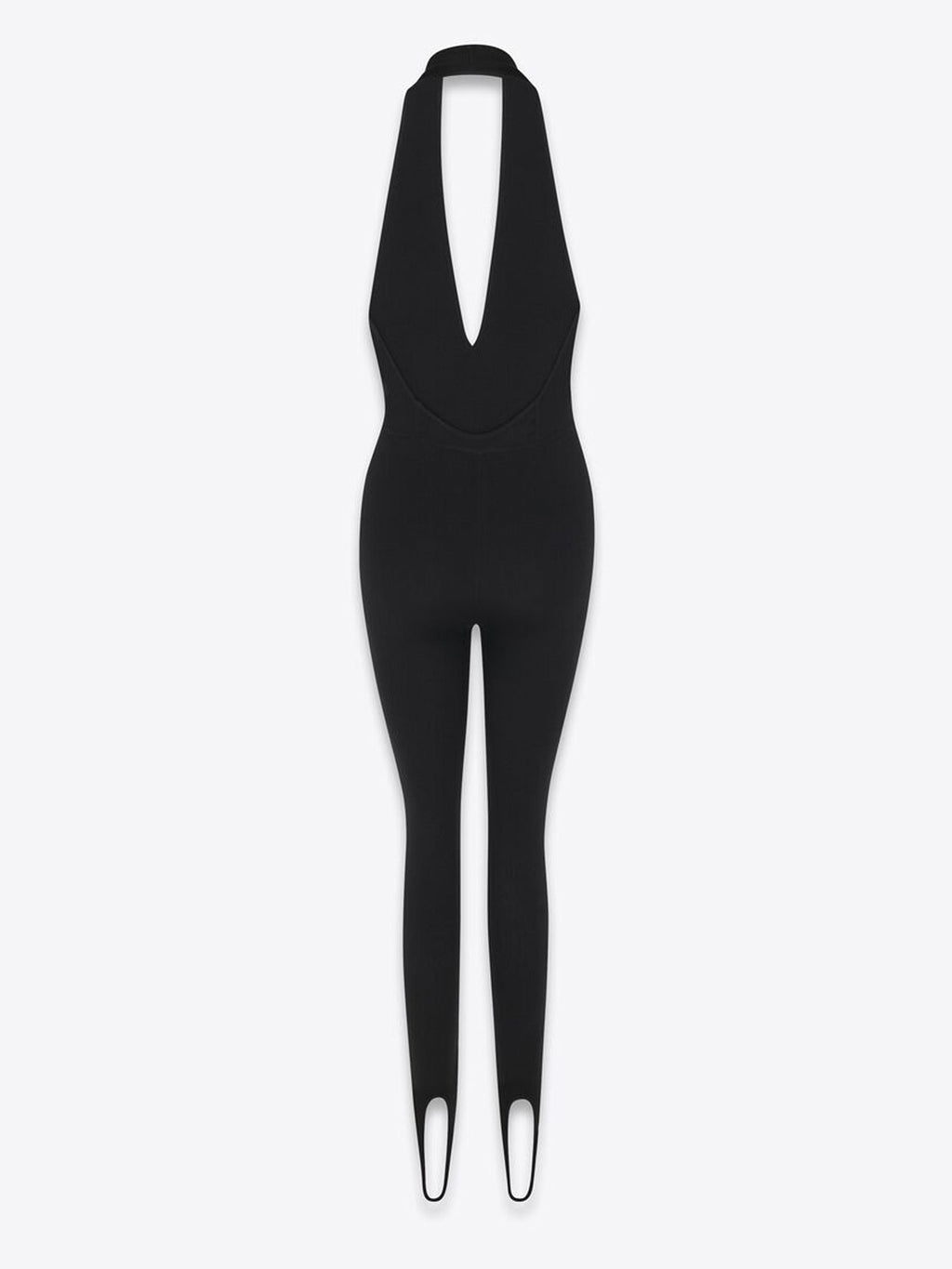 Wool Halter Jumpsuit Saint laurent – Гарантія оригінальності – вид ззаду
