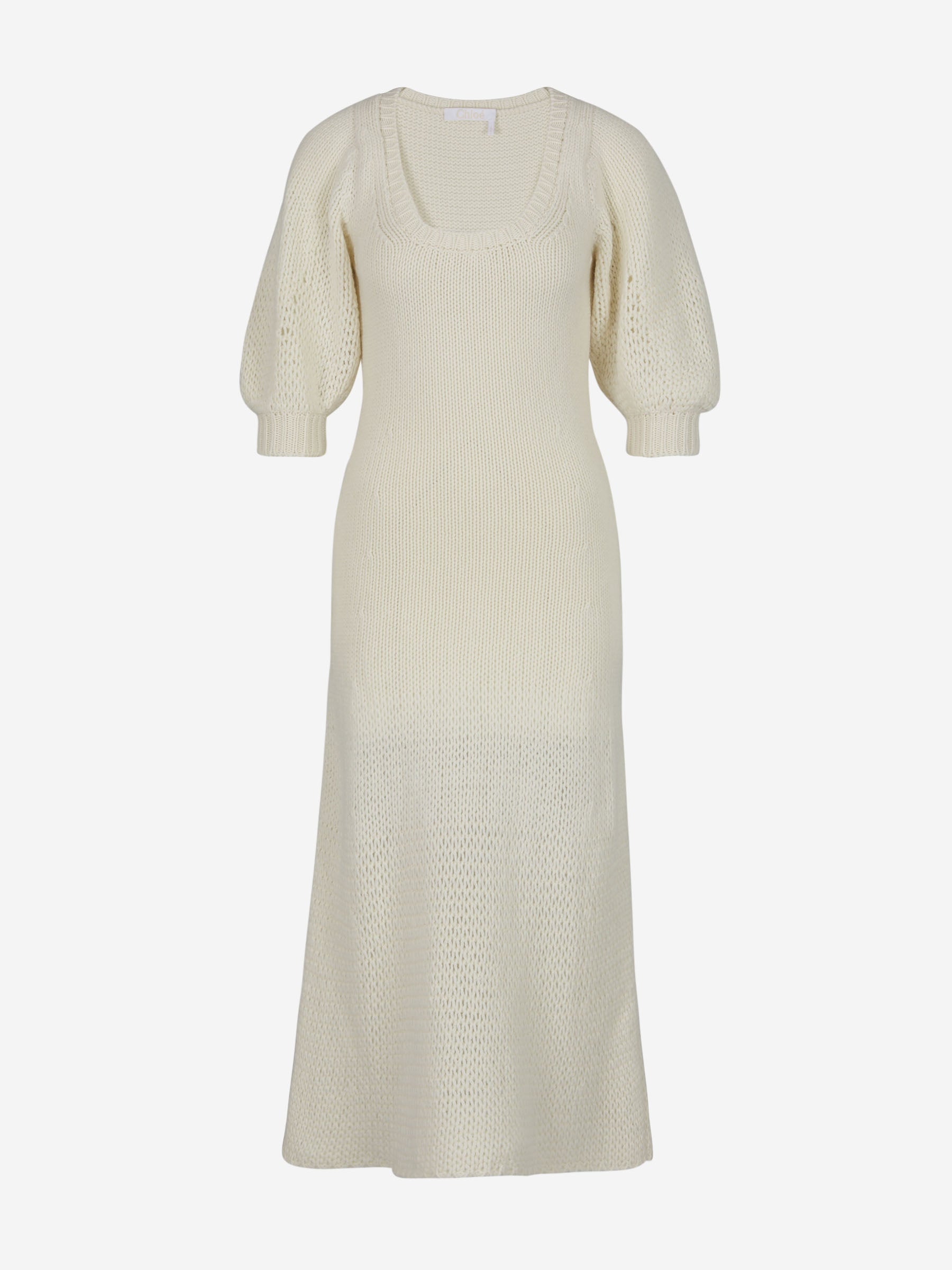 Wool And Cashmere Dress Chloe оригінал – Купити в Україні – боковий вид