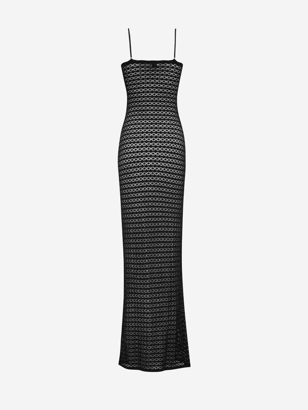 Maxi Knitted Dress Saint laurent оригінал – Купити в Україні – вид ззаду