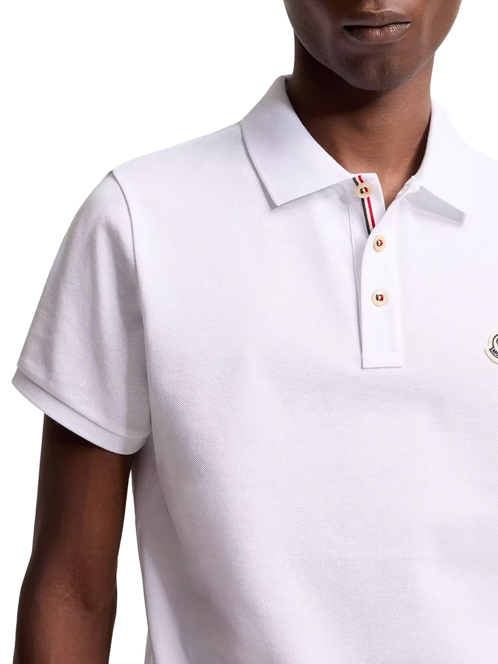 Cotton Polo Shirt With Logo Patch Moncler – Гарантія оригінальності – вид 6