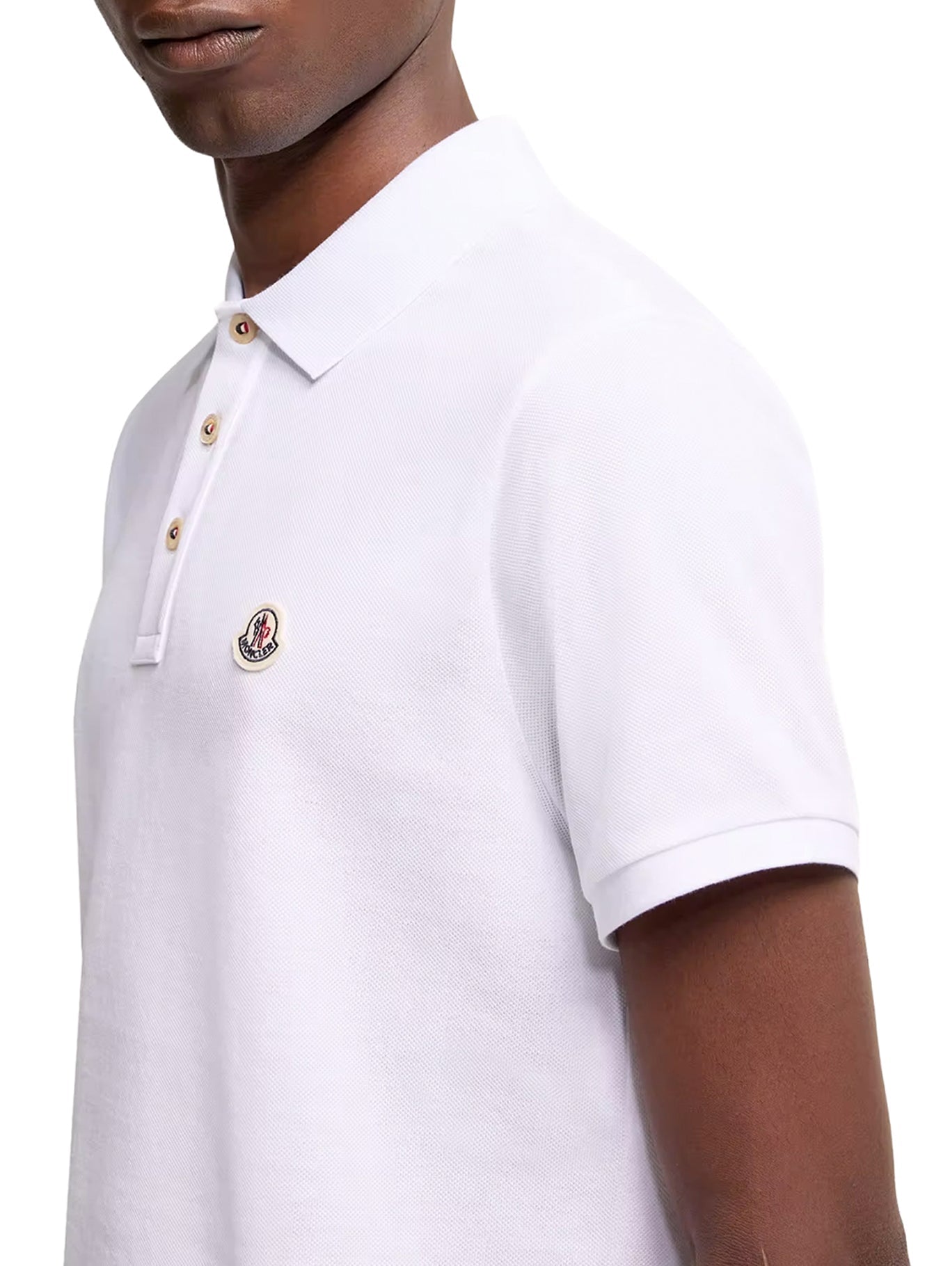 Cotton Polo Shirt With Logo Patch Moncler – Гарантія оригінальності – вид 7