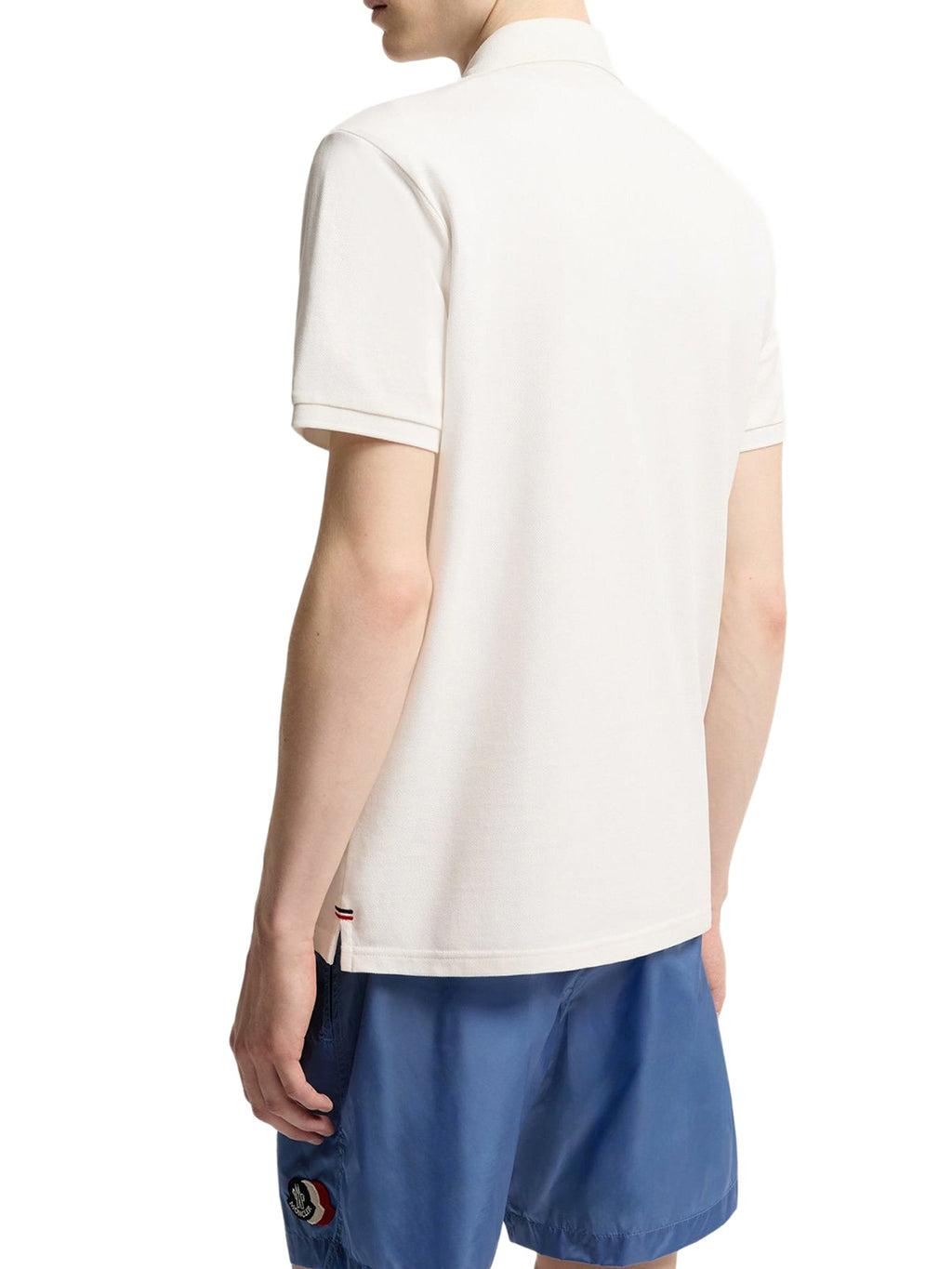 Cotton Piquet Polo Shirt With Logo Patch Moncler – Гарантія оригінальності – збільшений вид