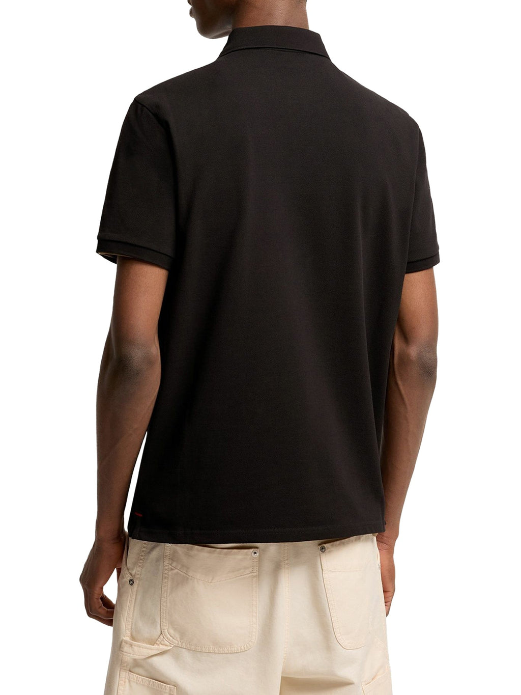 Cotton Piquet Polo Shirt With Logo Patch Moncler – Гарантія оригінальності – збільшений вид