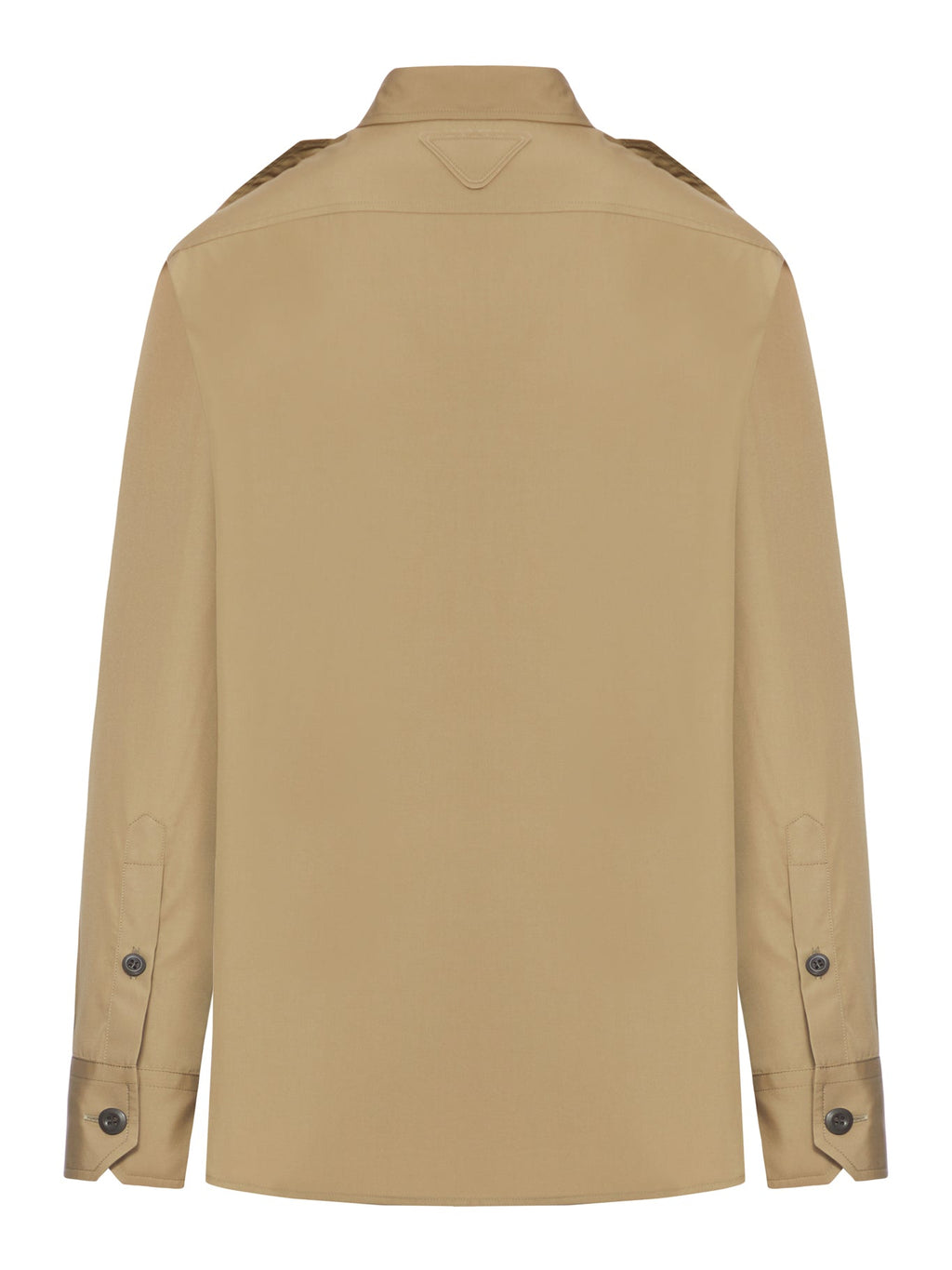 Оригінальна Cotton Poplin Shirt Prada – вид ззаду