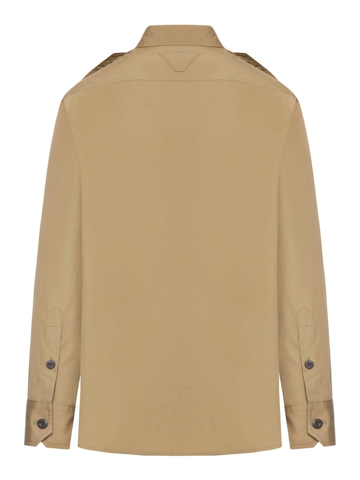 Оригінальна Cotton Poplin Shirt Prada – вид ззаду