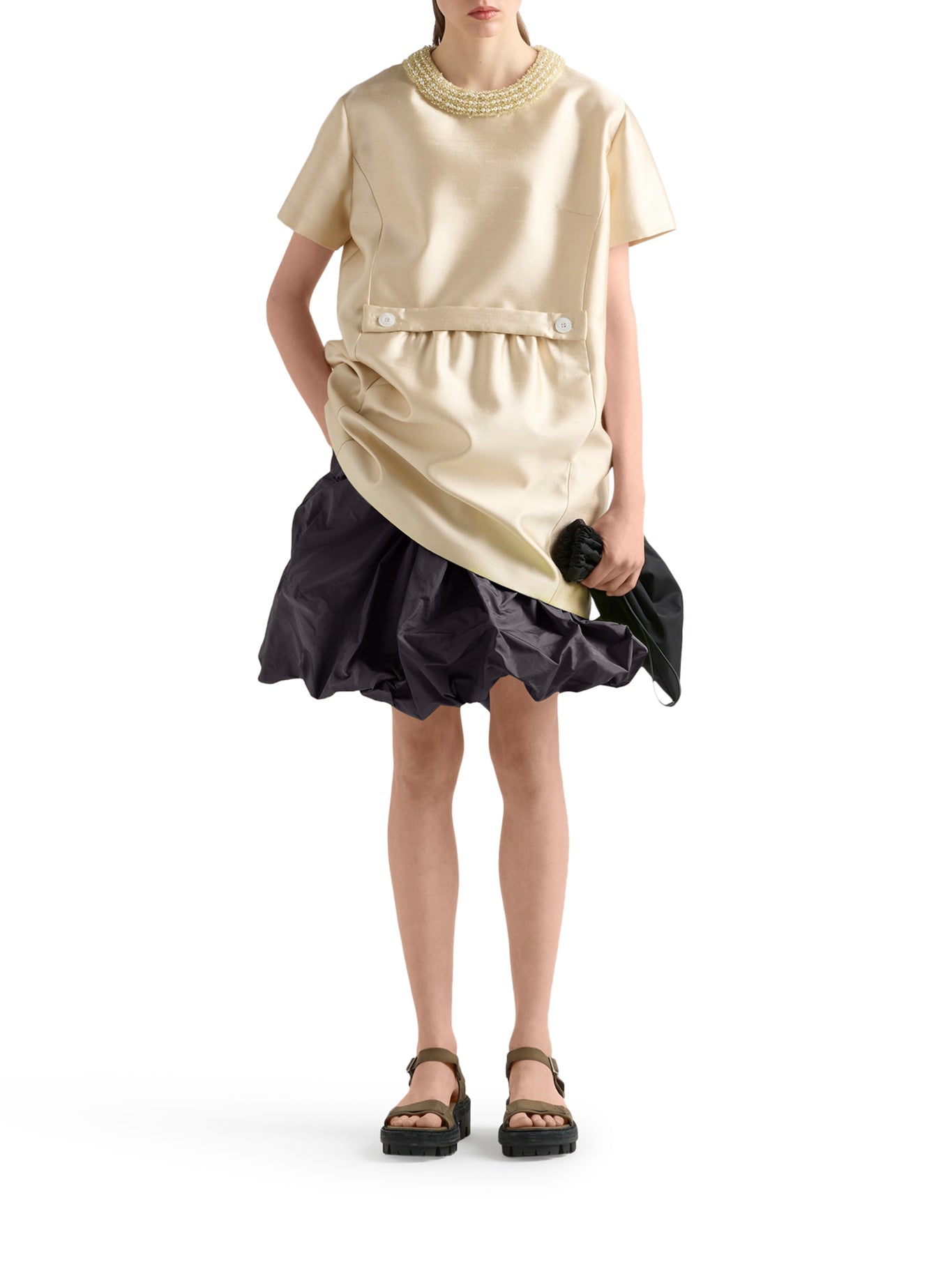 Tec Taffeta Skirt Prada оригінал – Купити в Україні – вид ззаду