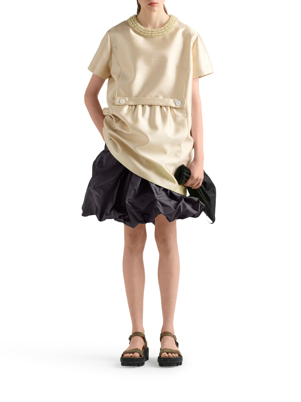 Tec Taffeta Skirt Prada оригінал – Купити в Україні – вид ззаду