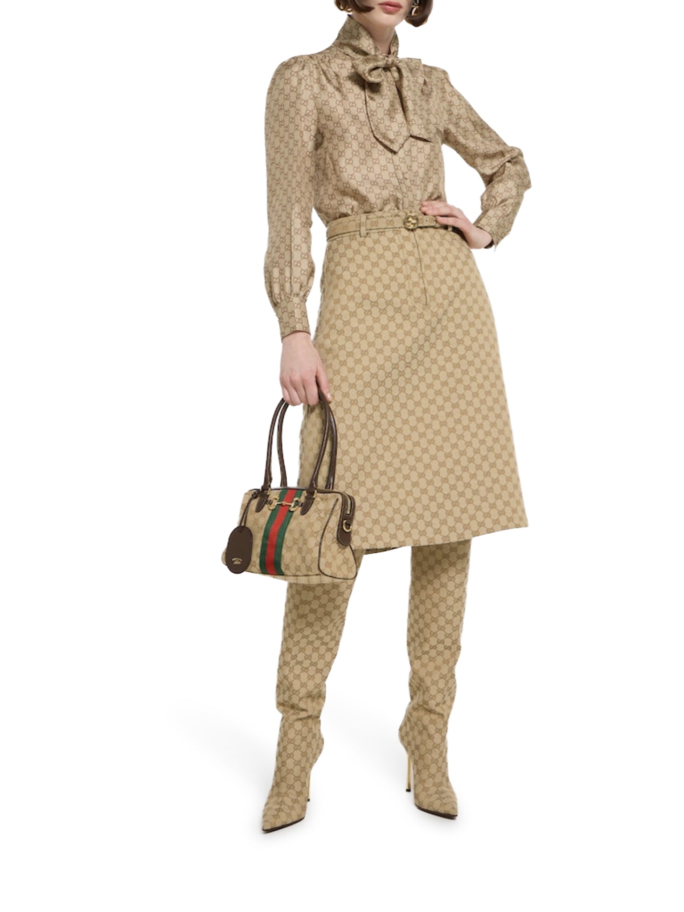 Medium Bag Top Handle Gucci – Гарантія оригінальності – вид ззаду