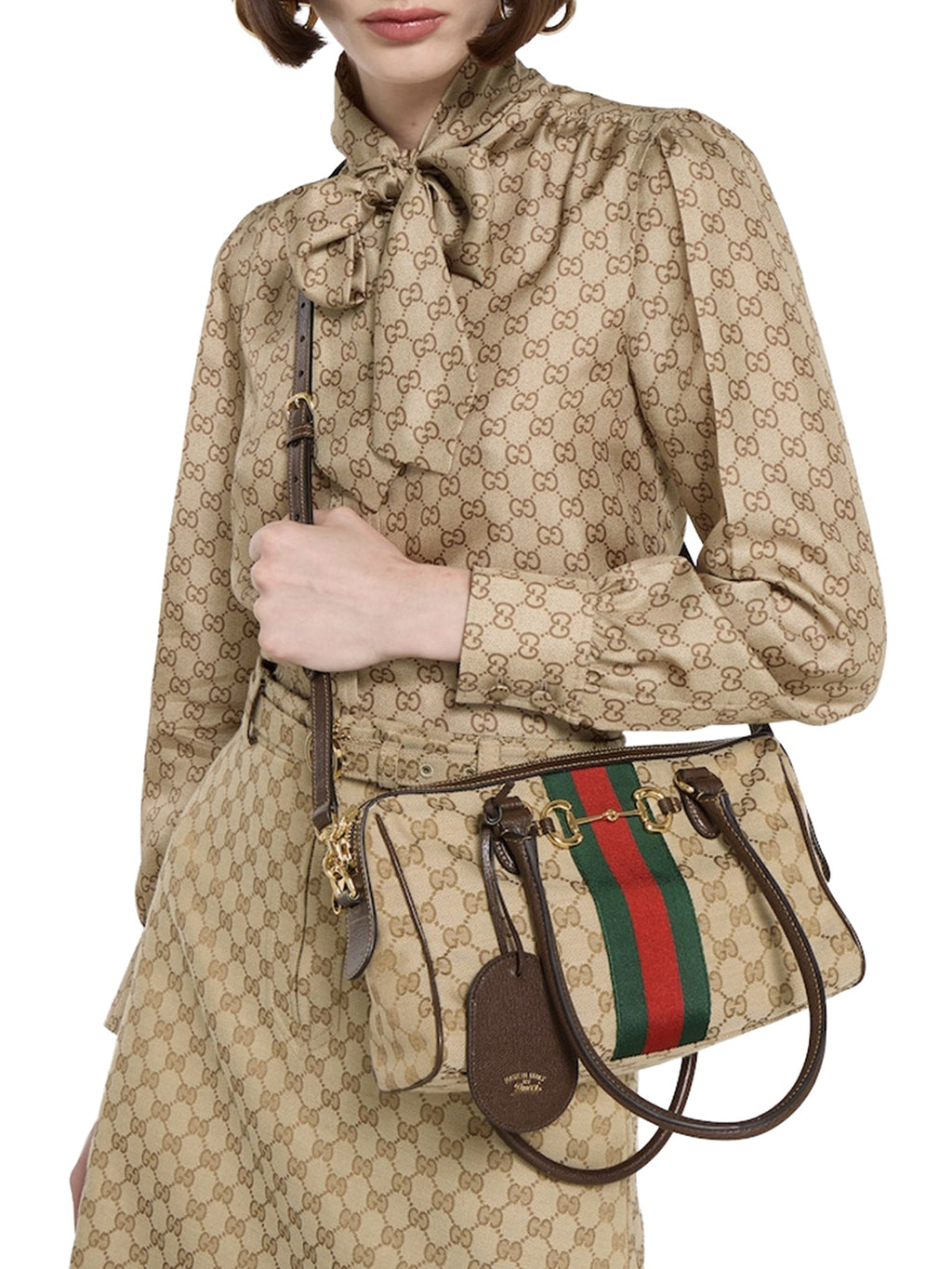 Medium Bag Top Handle Gucci – Гарантія оригінальності – детальний вид