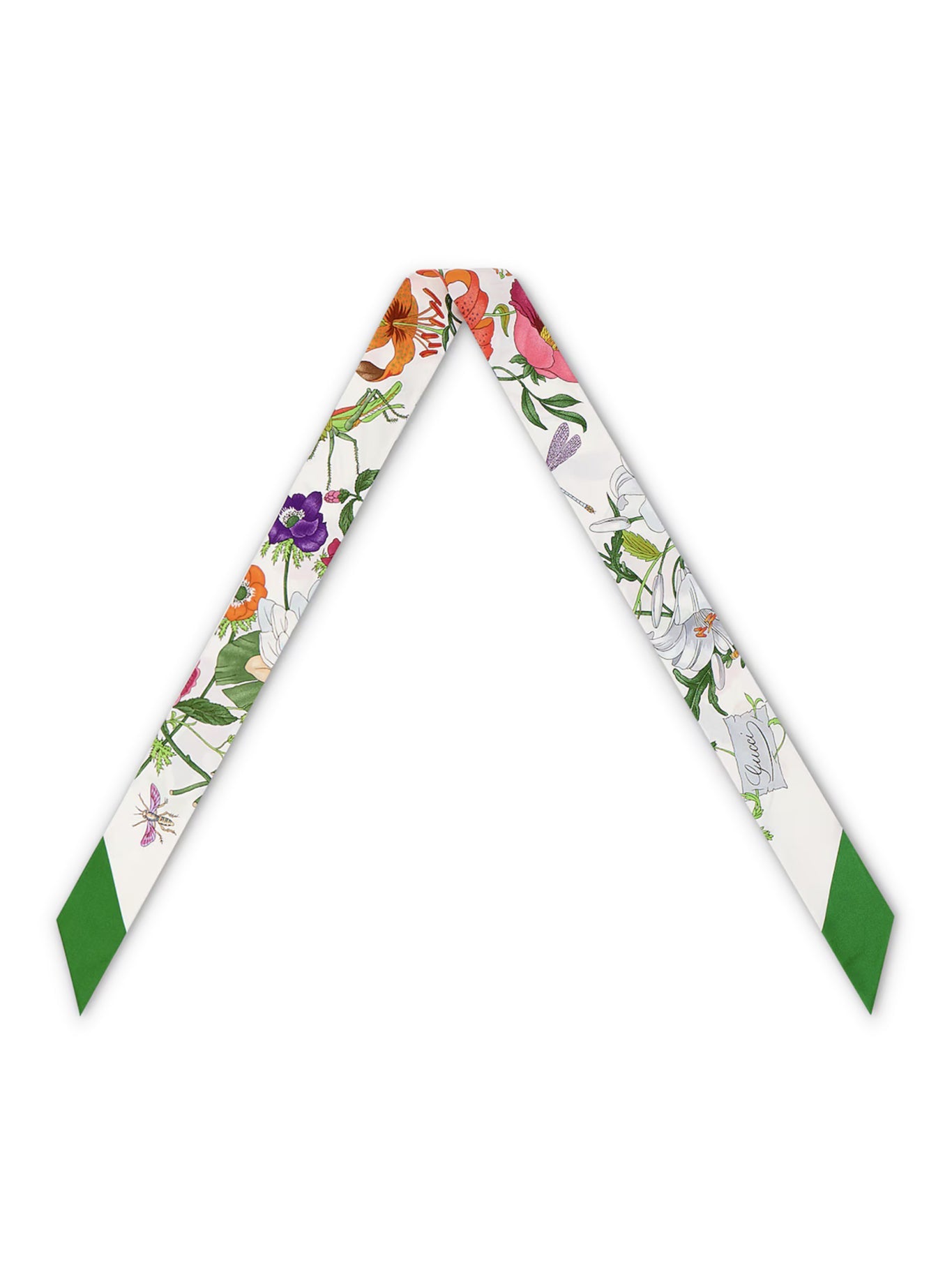 Оригінальна Printed Silk Ribbon Gucci – боковий вид