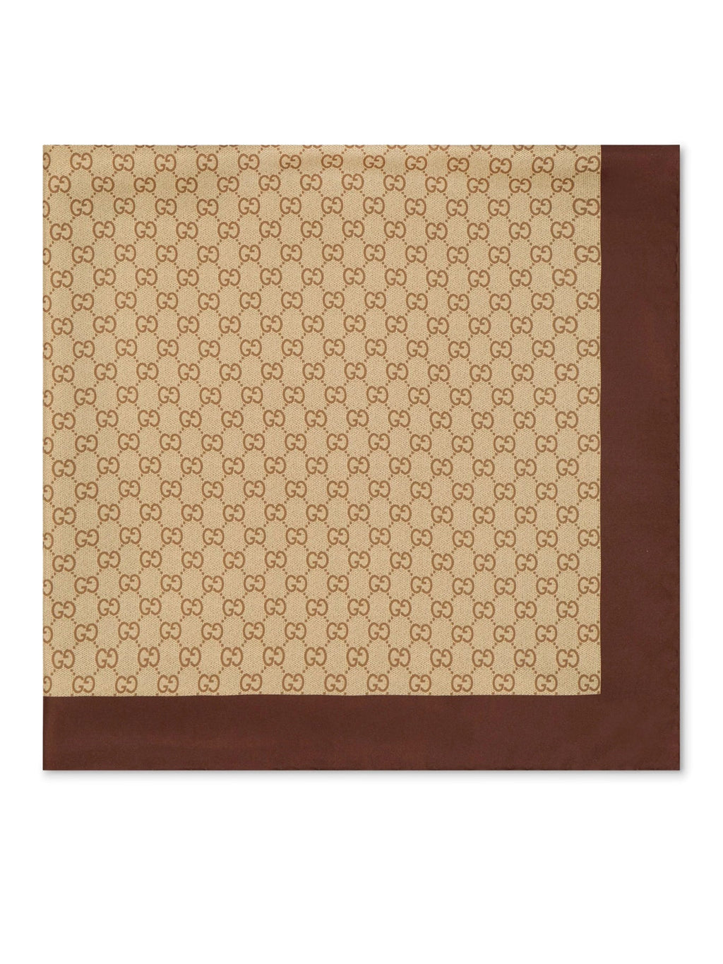 Оригінальна Printed Silk Twill Scarf Gucci – вид ззаду