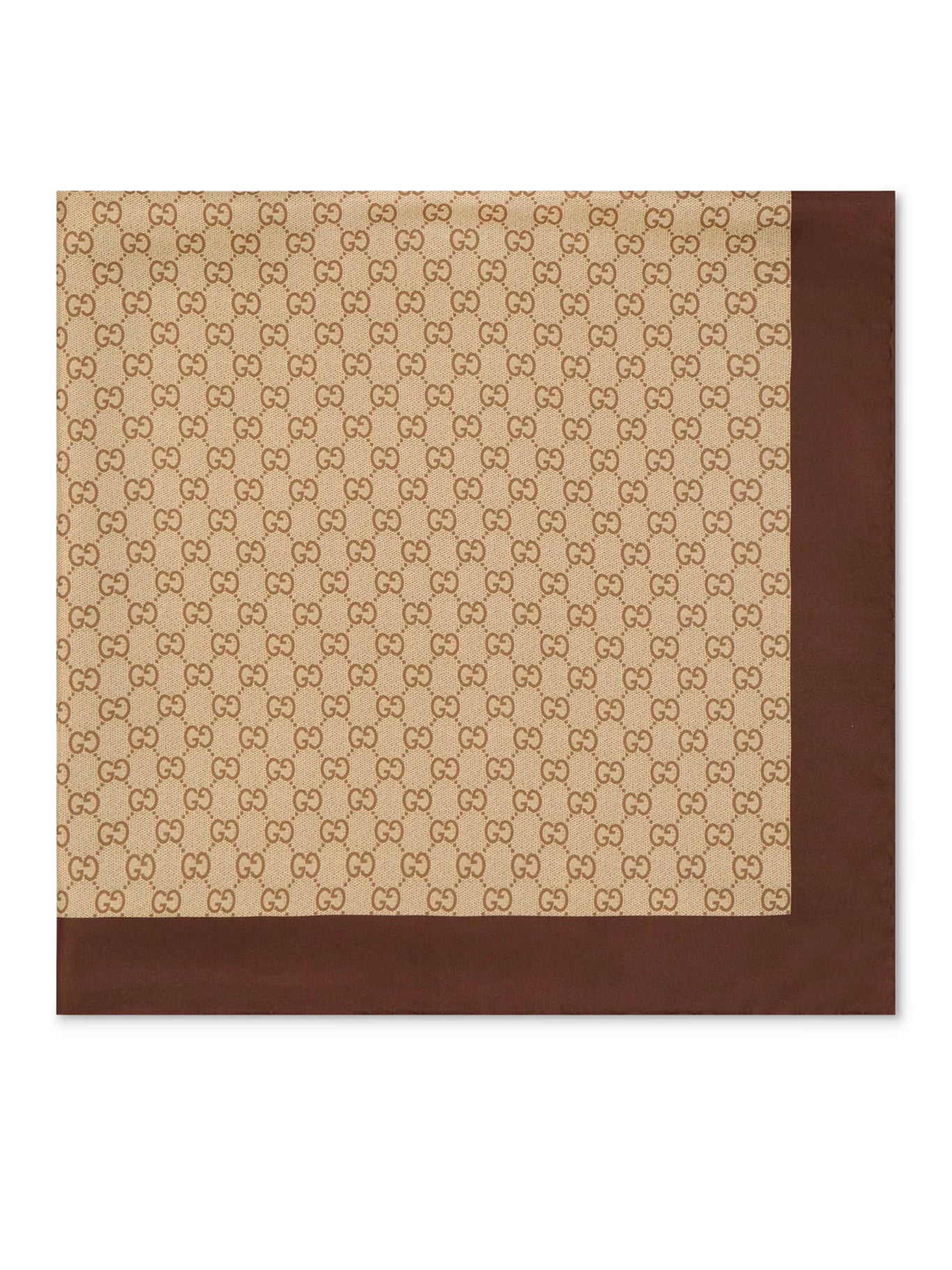 Оригінальна Printed Silk Twill Scarf Gucci – вид ззаду