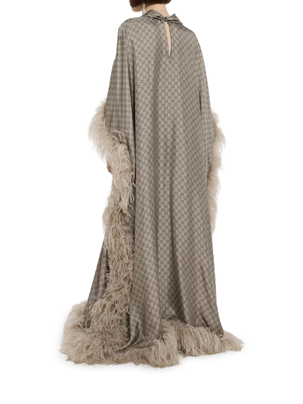 Long Printed Silk Twill Dress Gucci оригінал – Купити в Україні – детальний вид