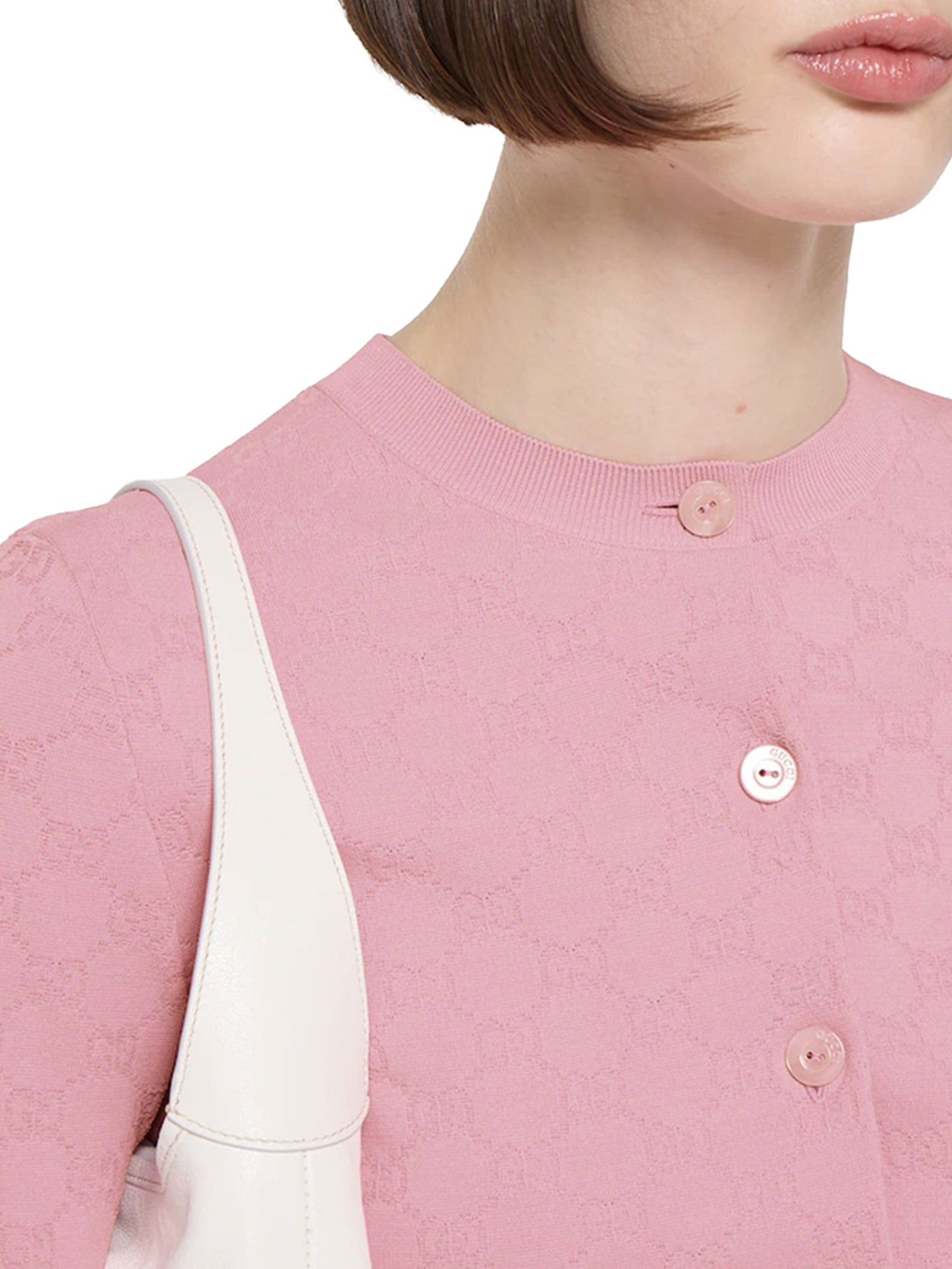 Cardigan In Fine Gg Jacquard Fabric Gucci оригінал – Купити в Україні – збільшений вид
