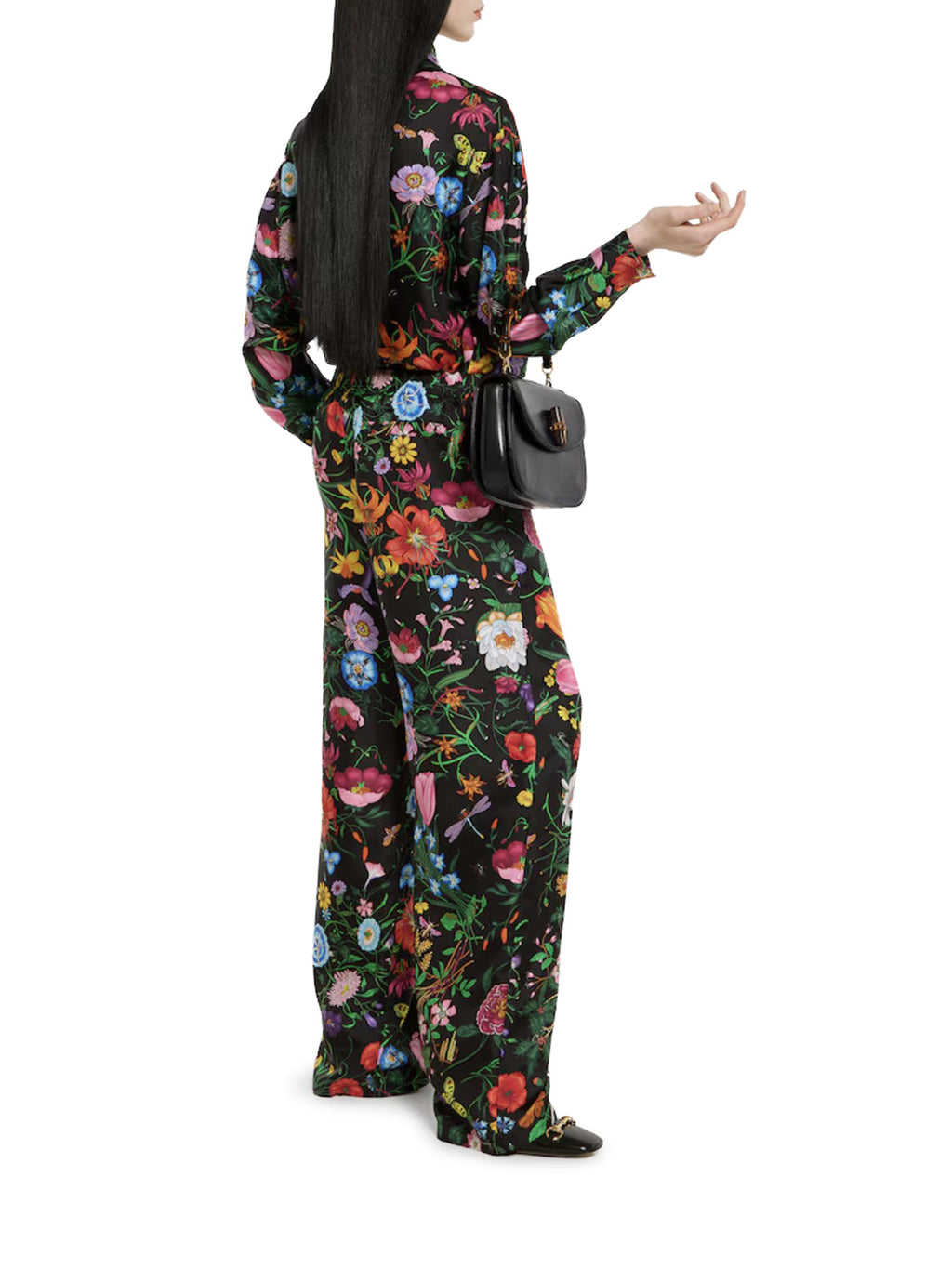 Printed Silk Twill Trousers Gucci оригінал – Купити в Україні – детальний вид