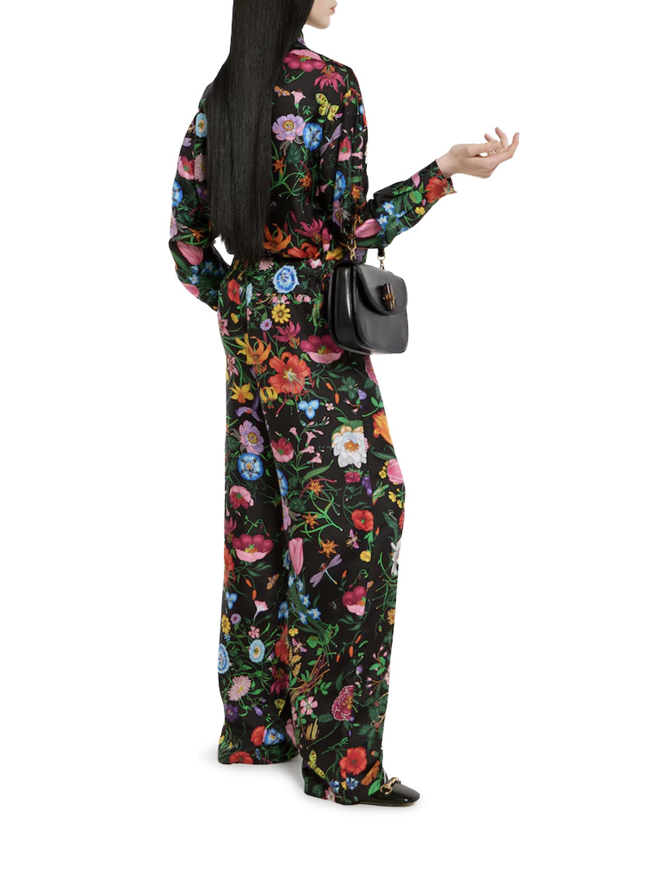 Printed Silk Twill Trousers Gucci оригінал – Купити в Україні – детальний вид