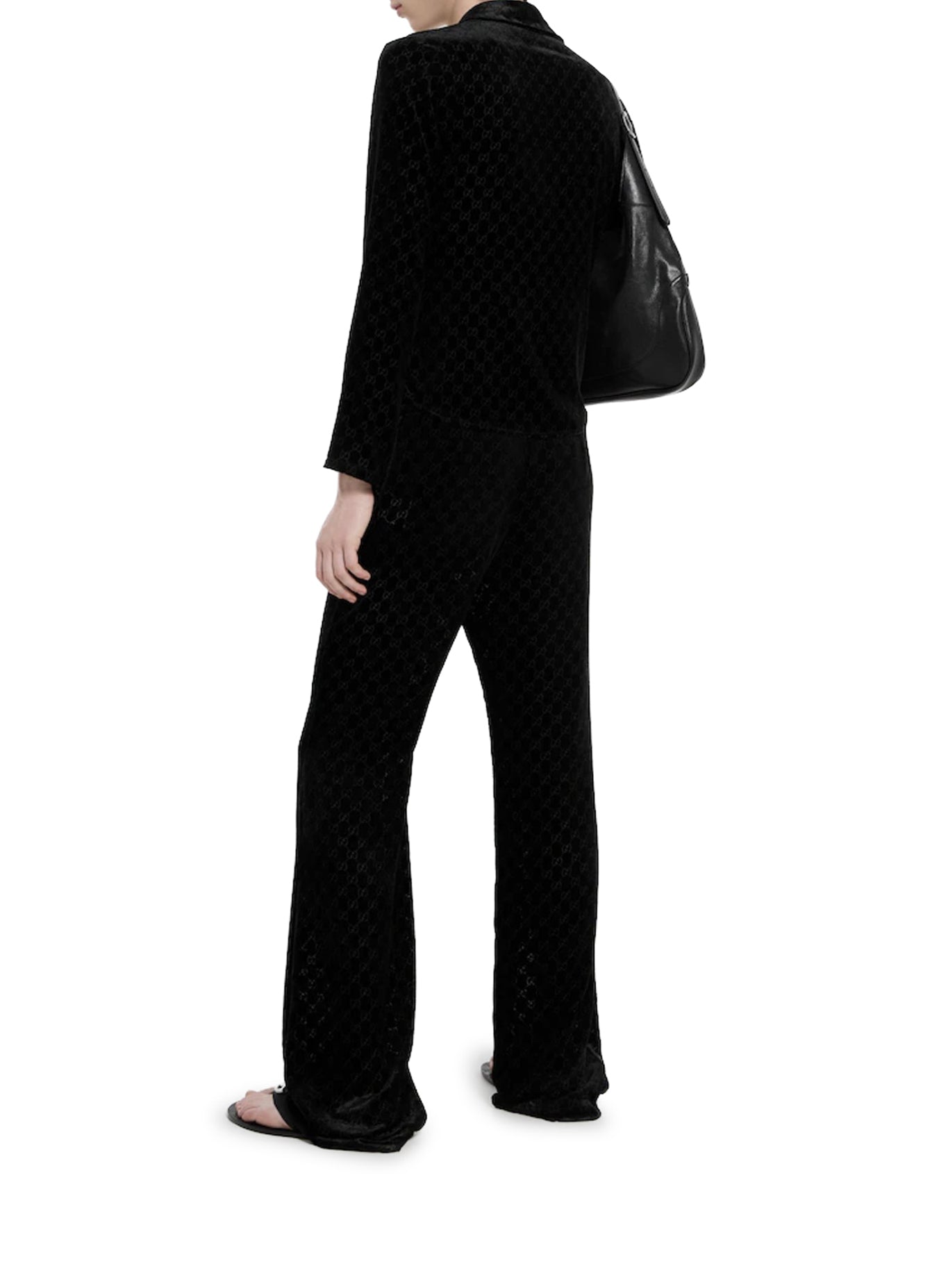 Оригінальна Dévoré Gg Stretch Velvet Shirt Gucci – детальний вид