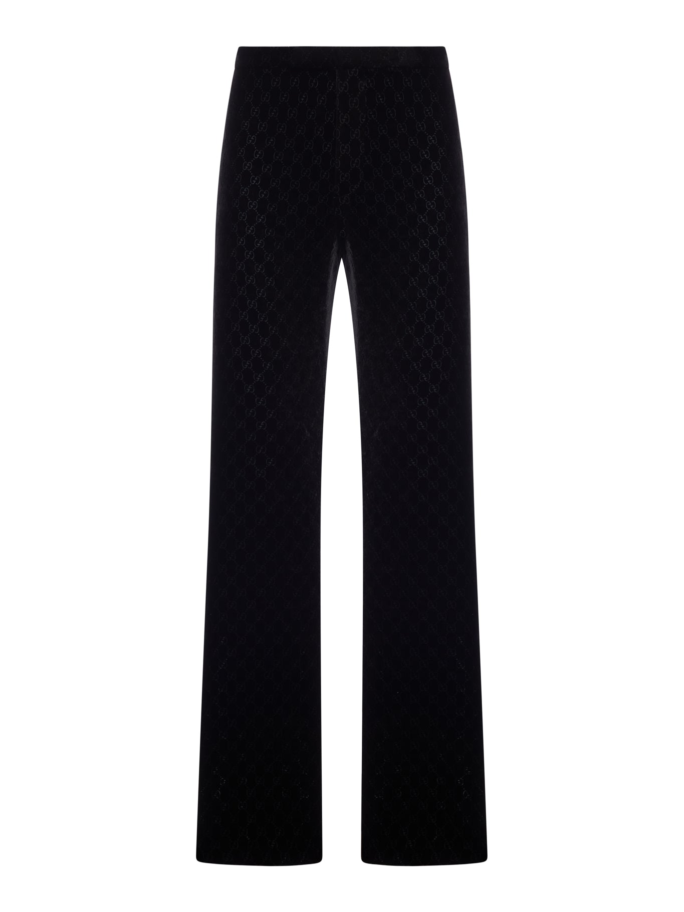 Gg Stretch Dévoré Velvet Trousers Gucci оригінал – Купити в Україні – боковий вид