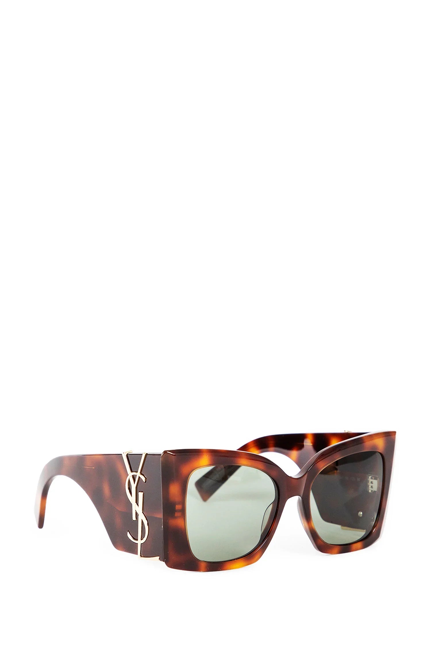 Medium Havana Sl M119 Blaze Sunglasses Saint laurent – Гарантія оригінальності – вид ззаду