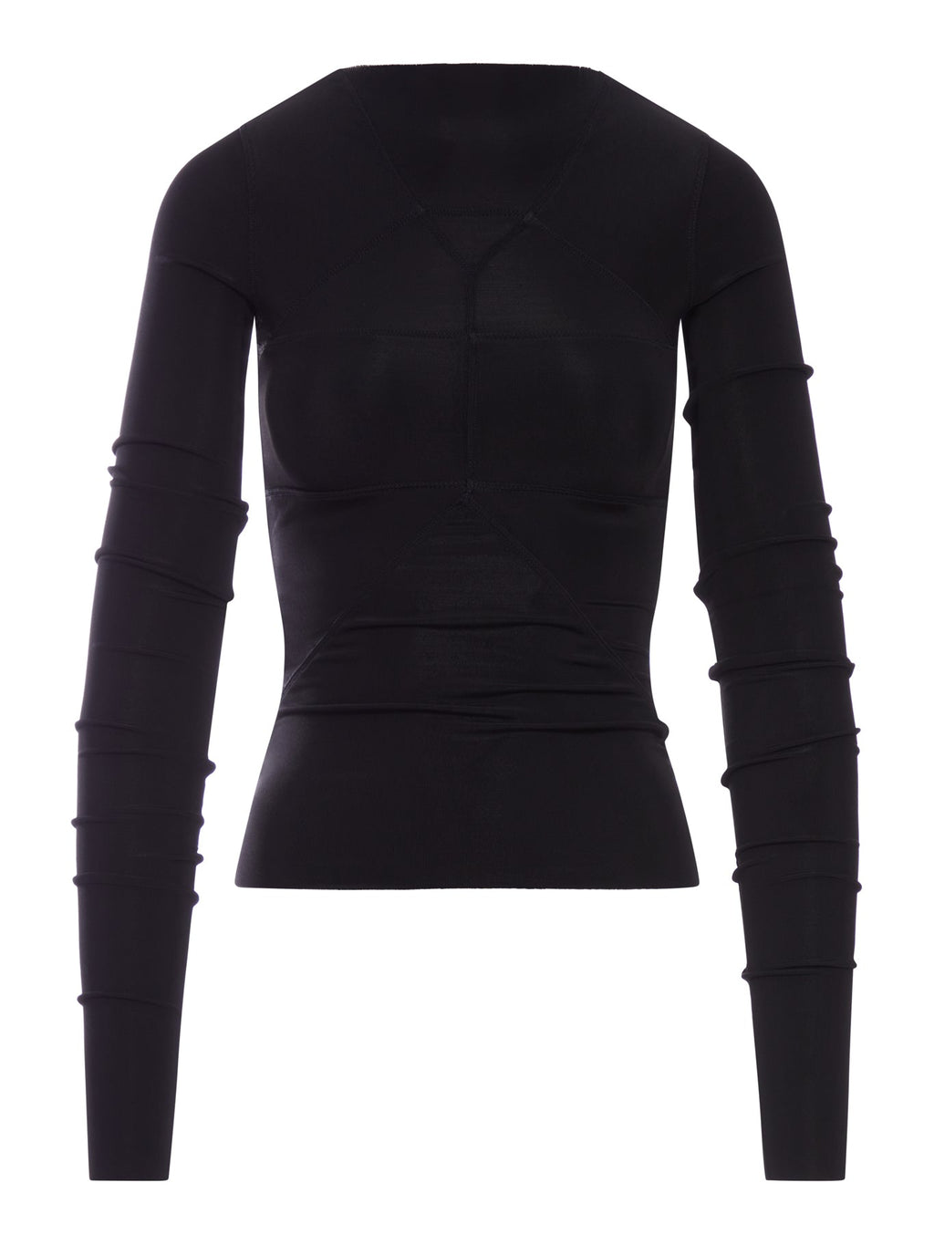 Fitted Temple Top With V-Neck Back Rick owens оригінал – Купити в Україні – боковий вид