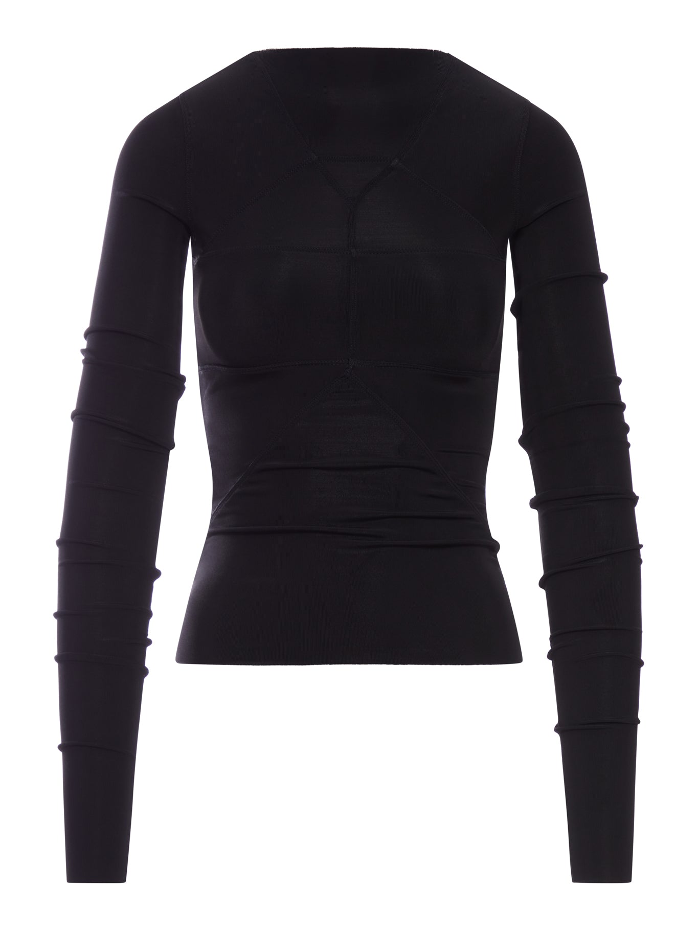 Fitted Temple Top With V-Neck Back Rick owens оригінал – Купити в Україні – боковий вид