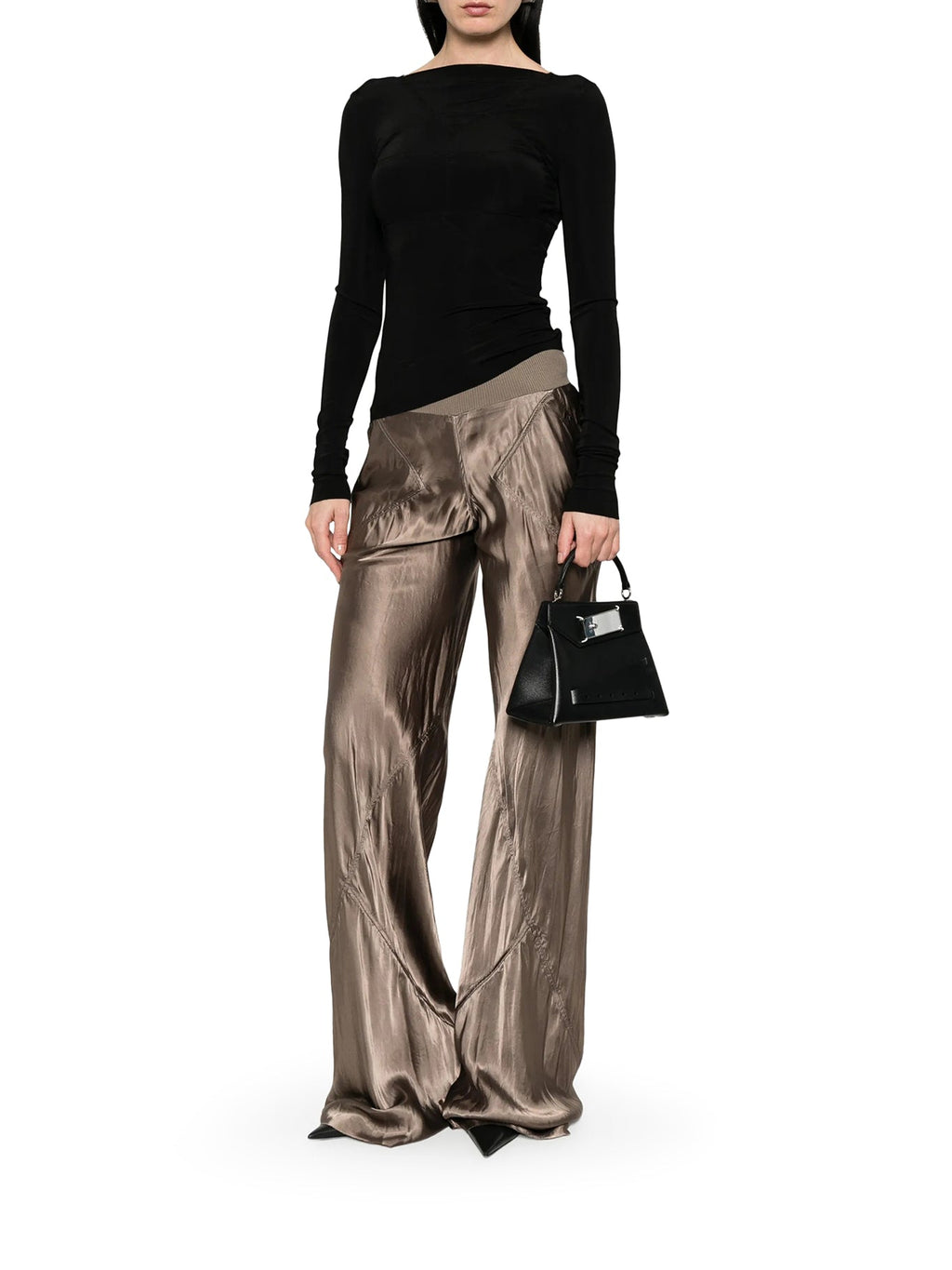 Fitted Temple Top With V-Neck Back Rick owens оригінал – Купити в Україні – вид ззаду