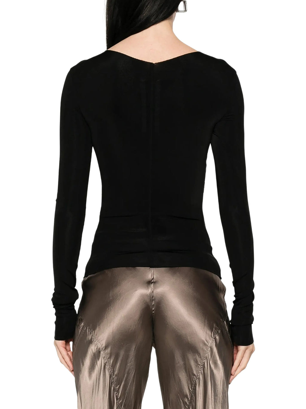 Fitted Temple Top With V-Neck Back Rick owens оригінал – Купити в Україні – збільшений вид