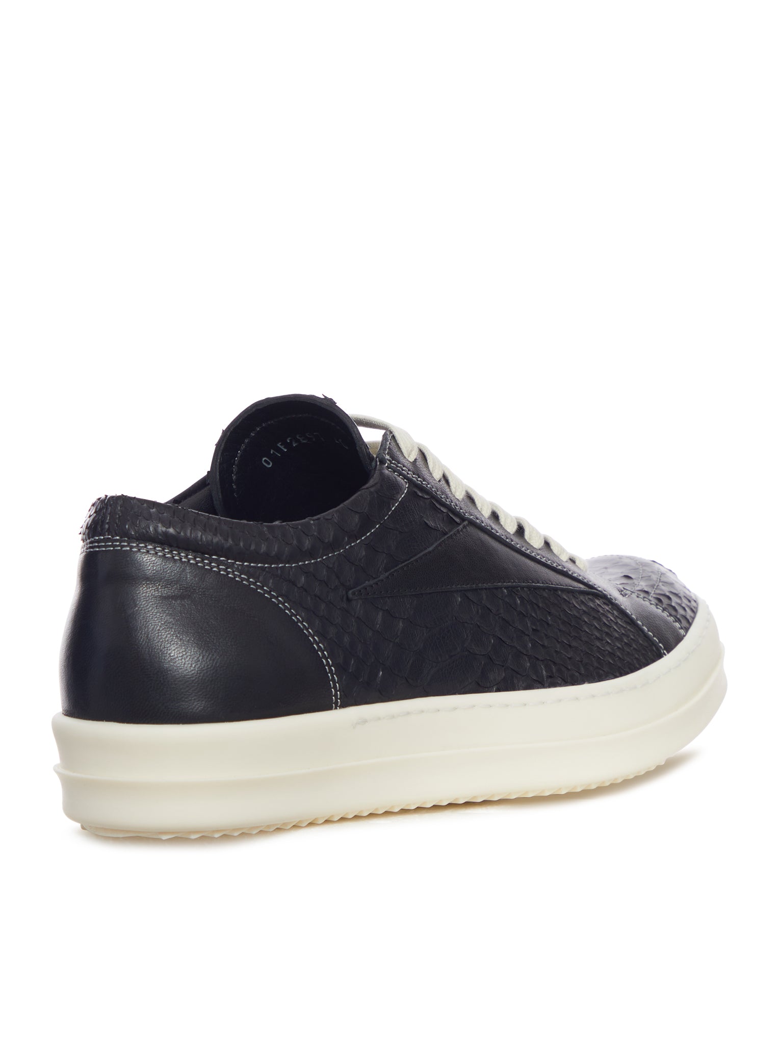 Low Sneakers In Exotic Leather Rick owens – Гарантія оригінальності – детальний вид