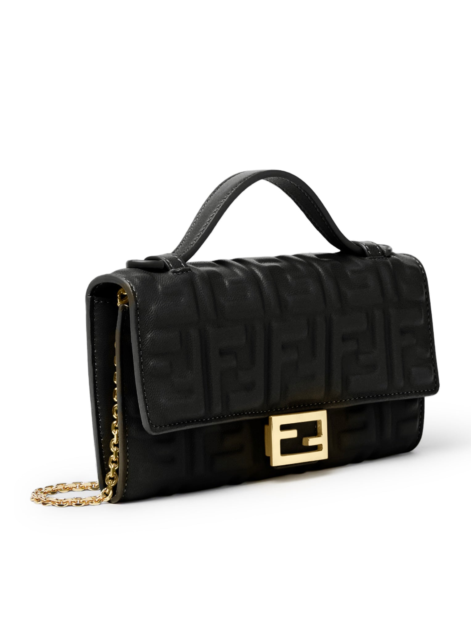 Baguette Continental With Chain Fendi – Гарантія оригінальності – вид ззаду