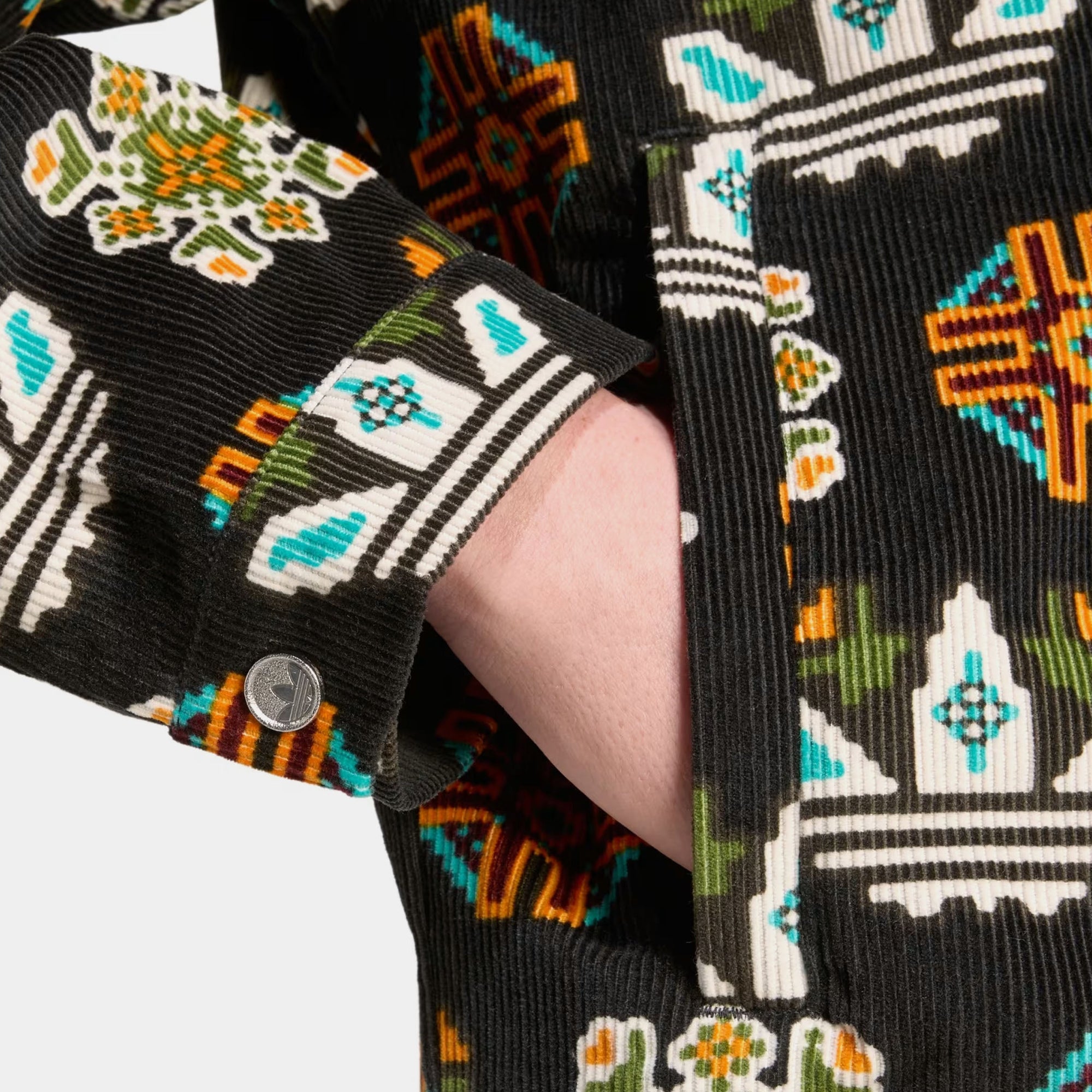 Monogram Allover Print Loose Coach Mens Jacket Adidas – Гарантія оригінальності – детальний вид