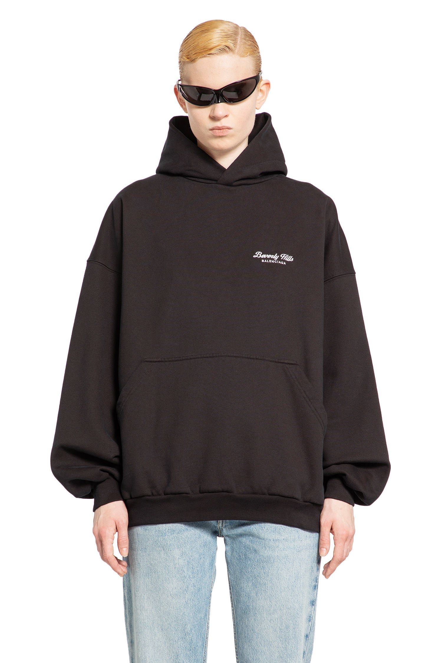 Beverly Hills Oversize Hoodie Balenciaga оригінал – Купити в Україні – вид ззаду