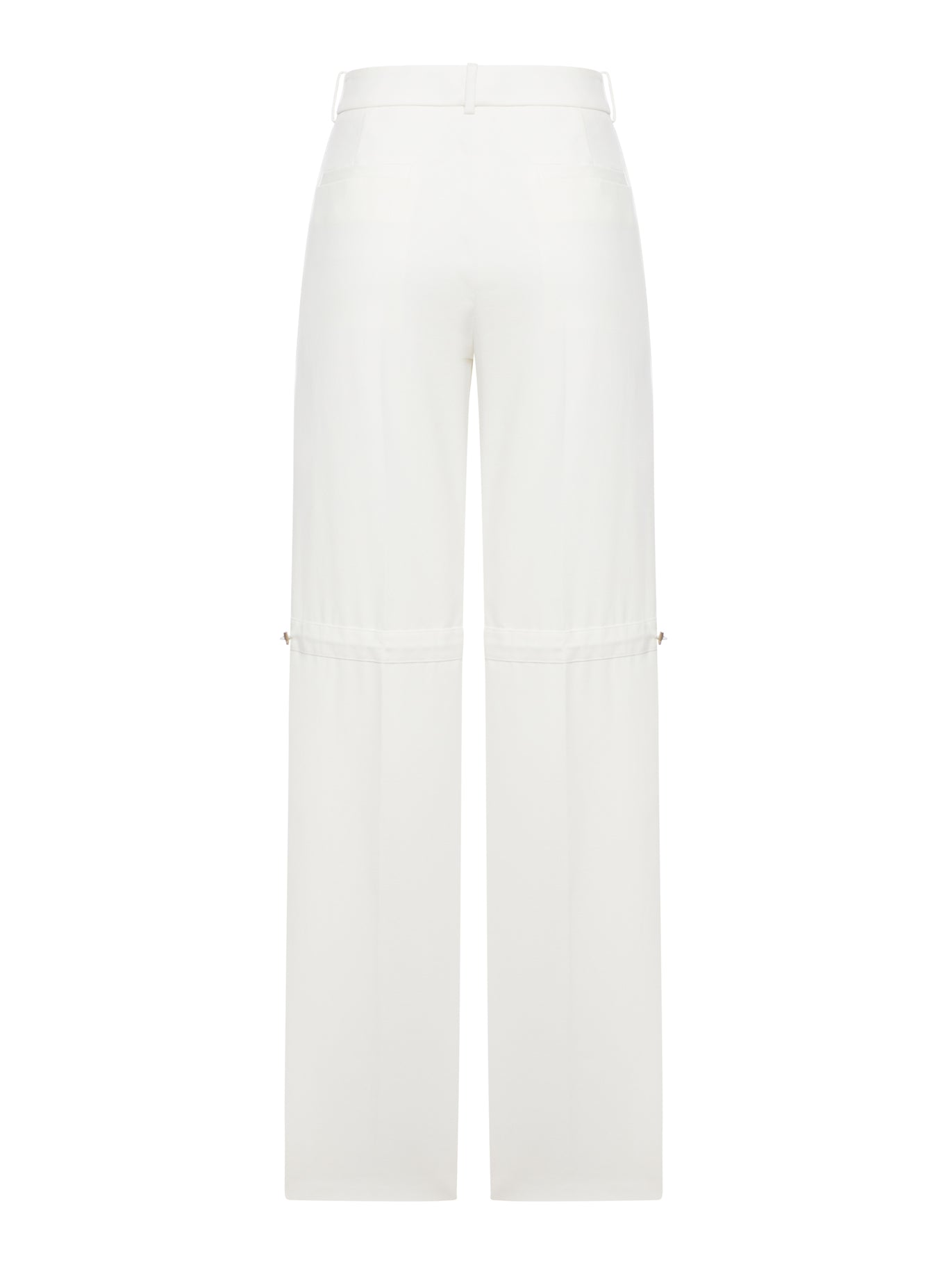 Оригінальна Wide Leg Pants In Fluid Cotton Fendi – вид ззаду