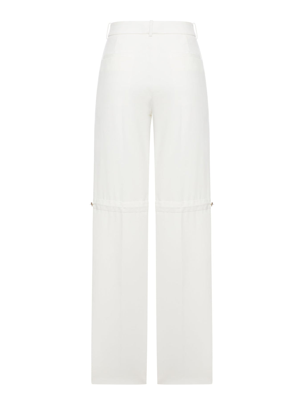 Оригінальна Wide Leg Pants In Fluid Cotton Fendi – вид ззаду