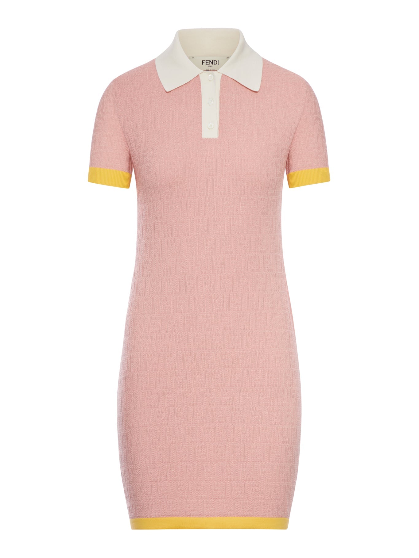 Ff Cotton And Silk Dress Fendi оригінал – Купити в Україні – боковий вид