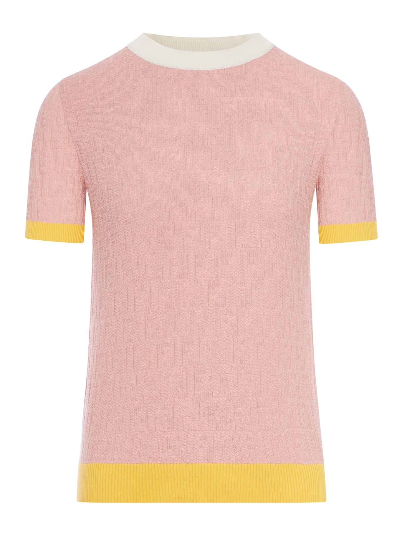 Crew Neck Cotton And Silk Sweater Fendi – Гарантія оригінальності – боковий вид