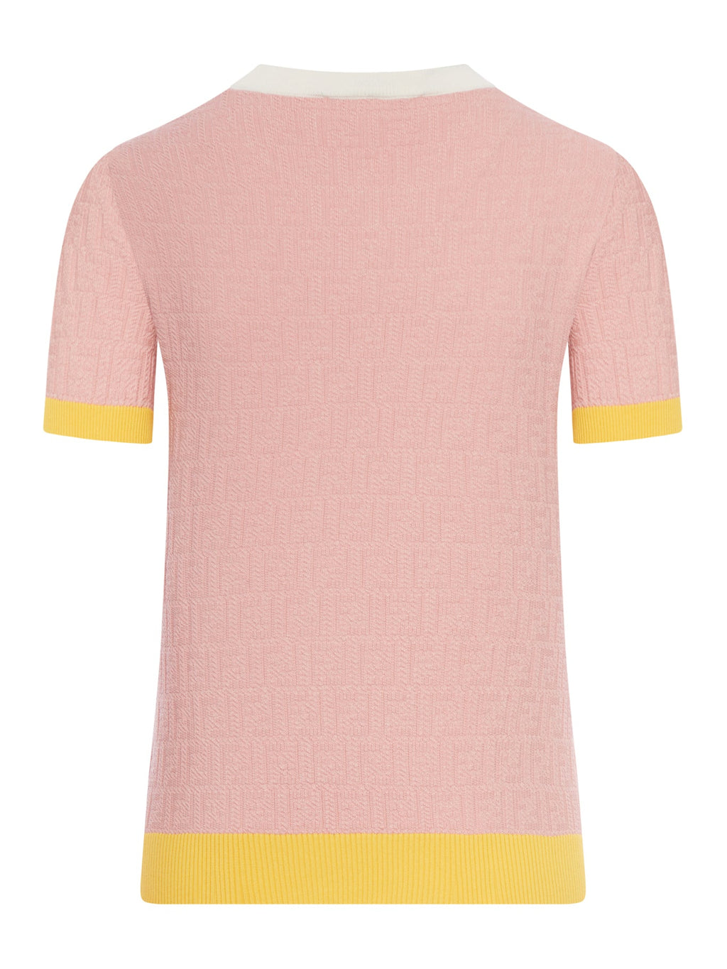 Crew Neck Cotton And Silk Sweater Fendi – Гарантія оригінальності – вид ззаду