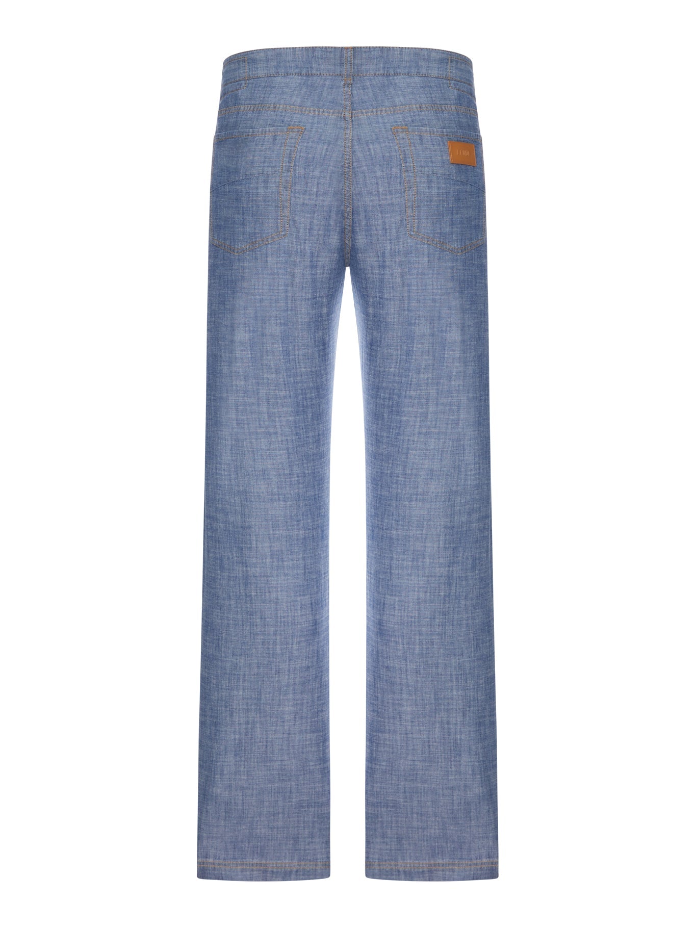 Blue Chambray Denim Pants Fendi оригінал – Купити в Україні – вид ззаду