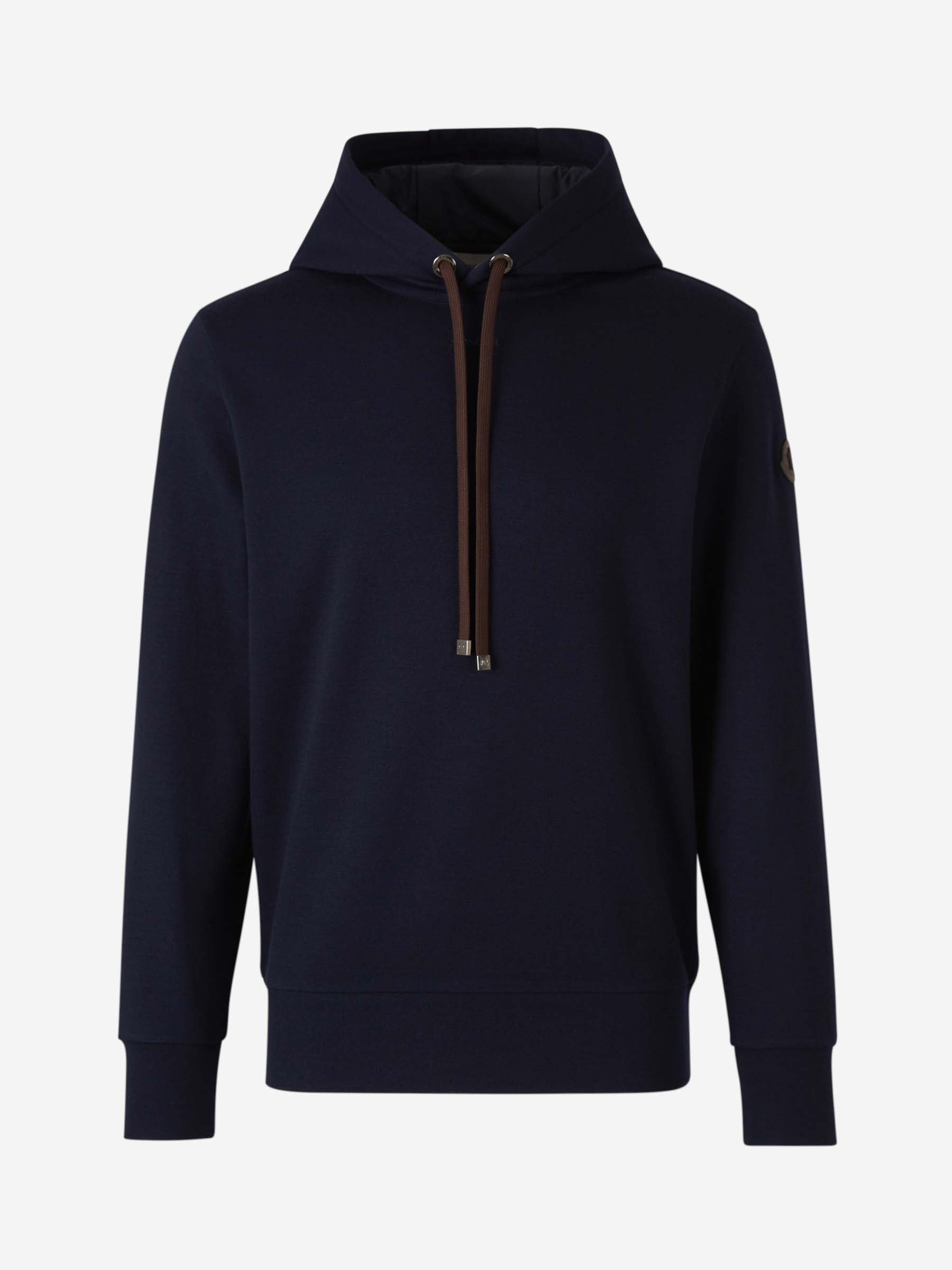 Оригінальна Wool Knitted Sweatshirt Moncler – боковий вид - MONCLER