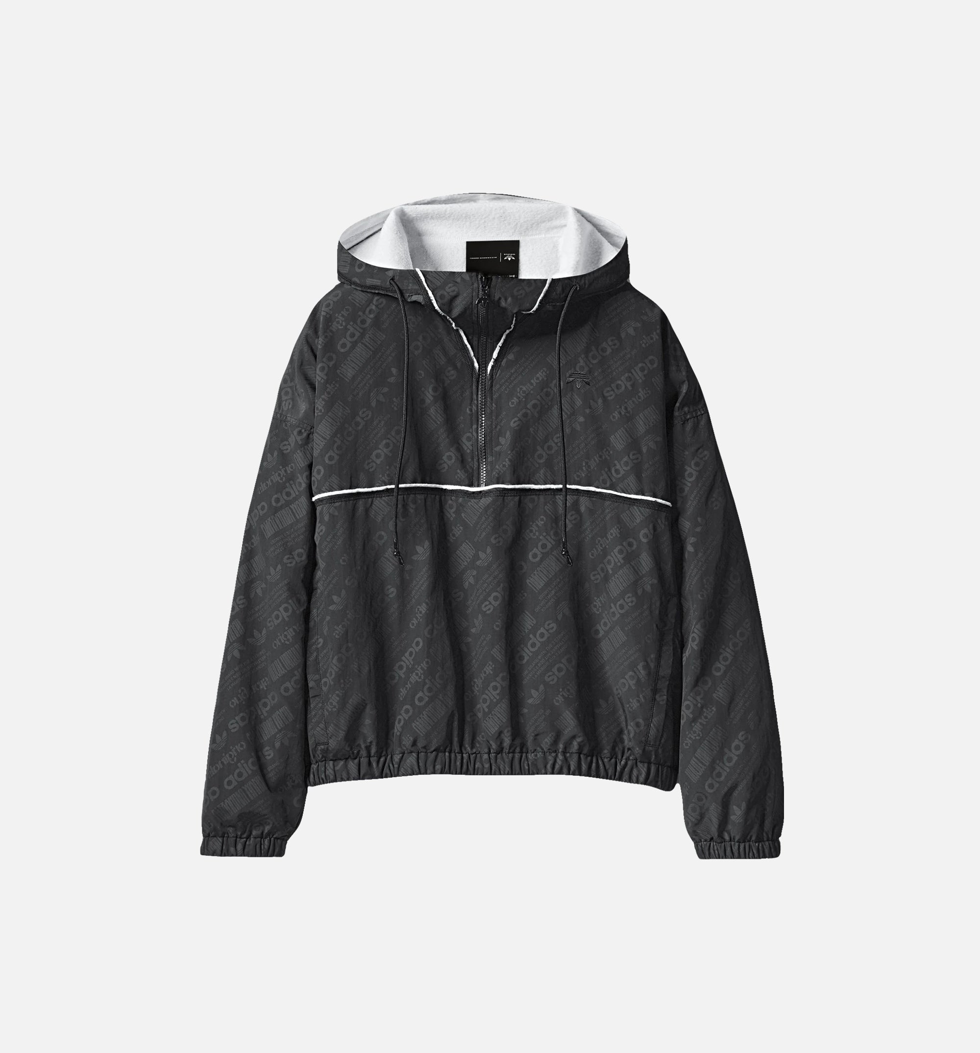 X Alexander Wang Capsule Collection Windbreaker Mens Black Adidas – Гарантія оригінальності – боковий вид - ADIDAS